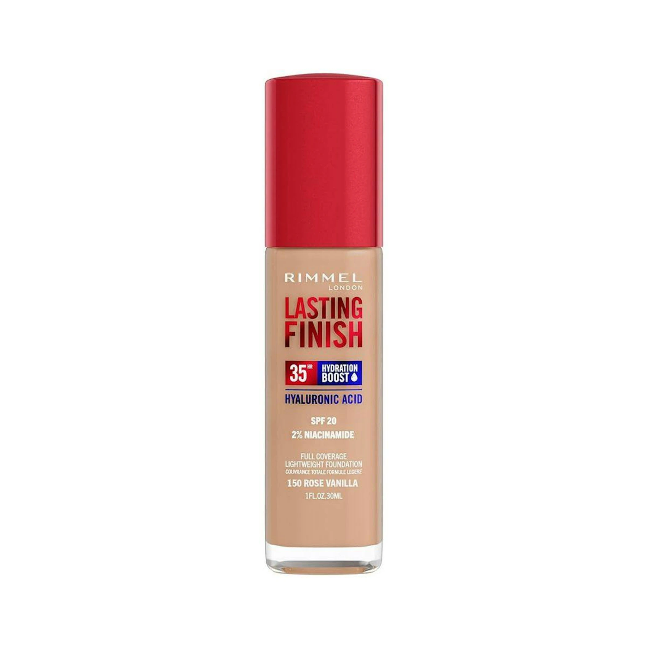 Base De Maquilhagem Lasting Finish Ácido Hialurónico 35H Rimmel