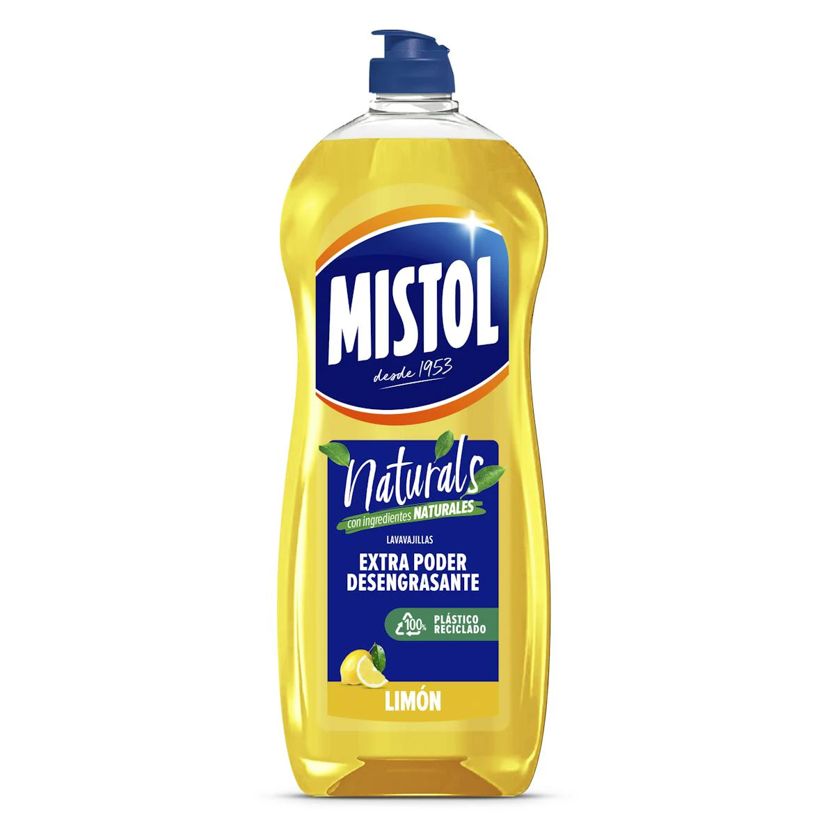 Lavajillas Mistol Naturals Limón 650Ml