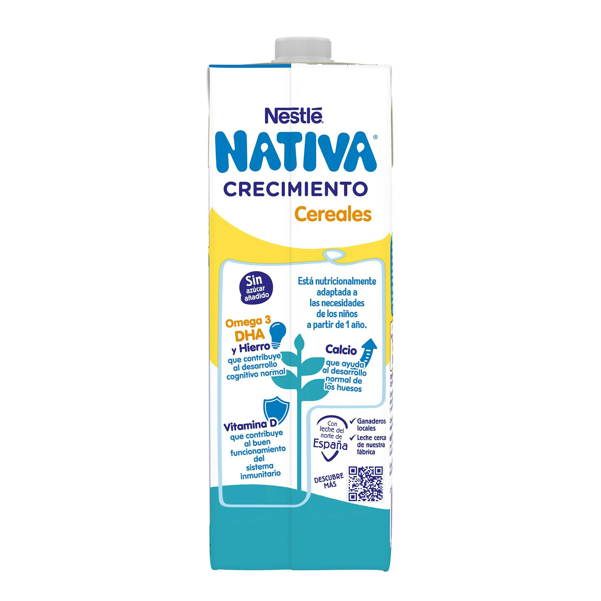 Leche De Crecimiento Junior Cereales Nestlé 1Lt