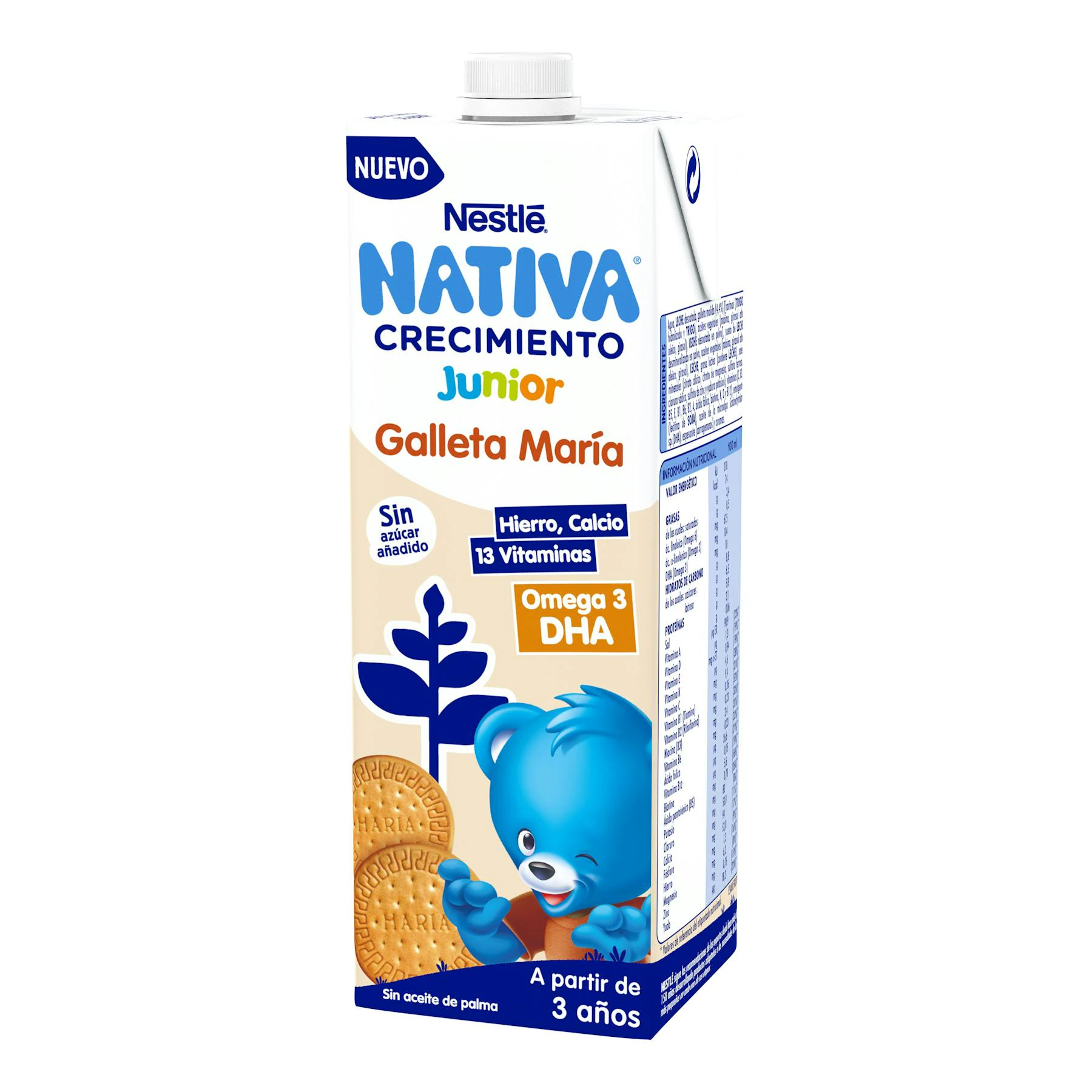 Leite De Crescimento Júnior Bolacha Maria Nestlé 1Lt Leite De Crescimento Júnior Bolacha Maria Nestlé 1Lt 0