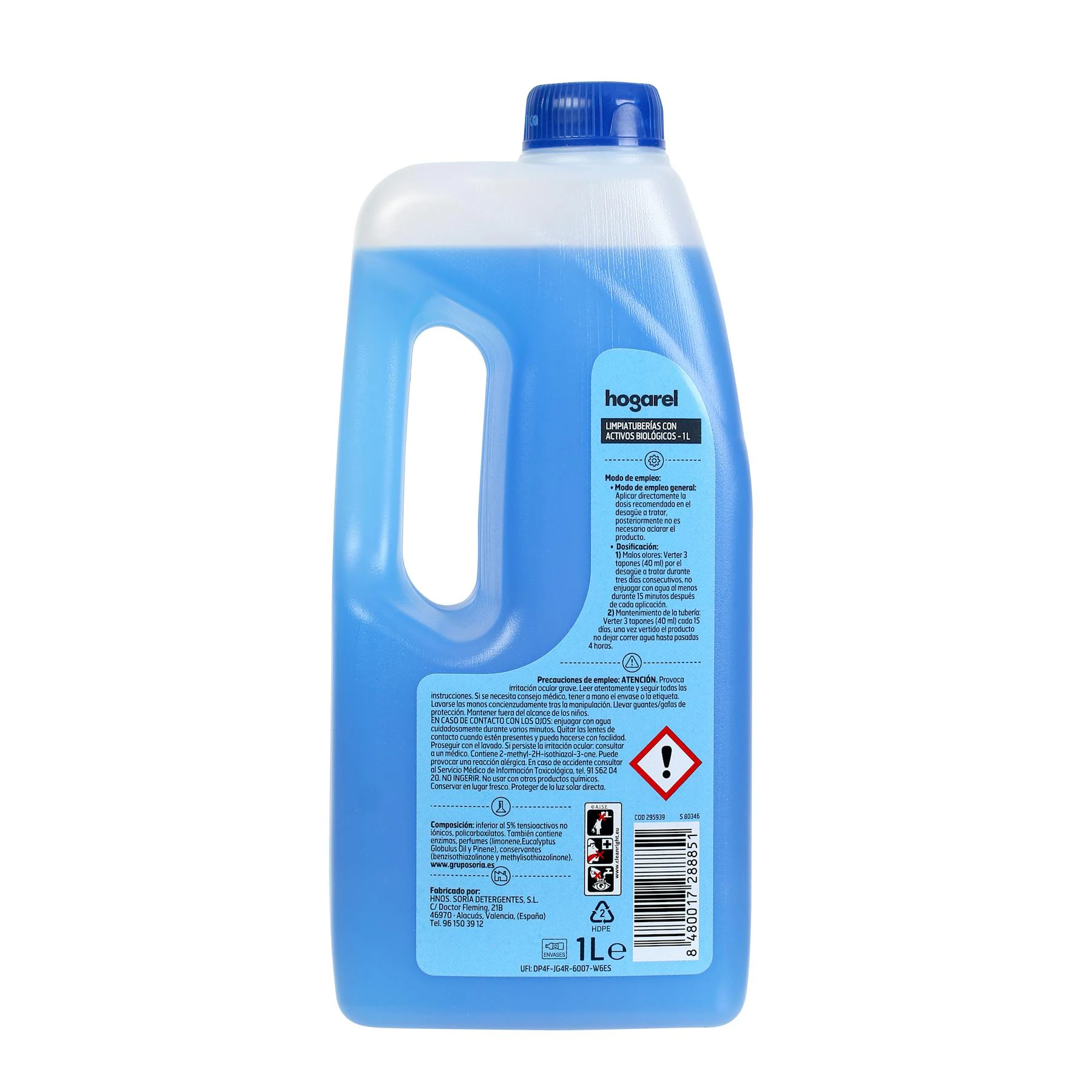 Limpia Tuberías Hogarel 1 Lt