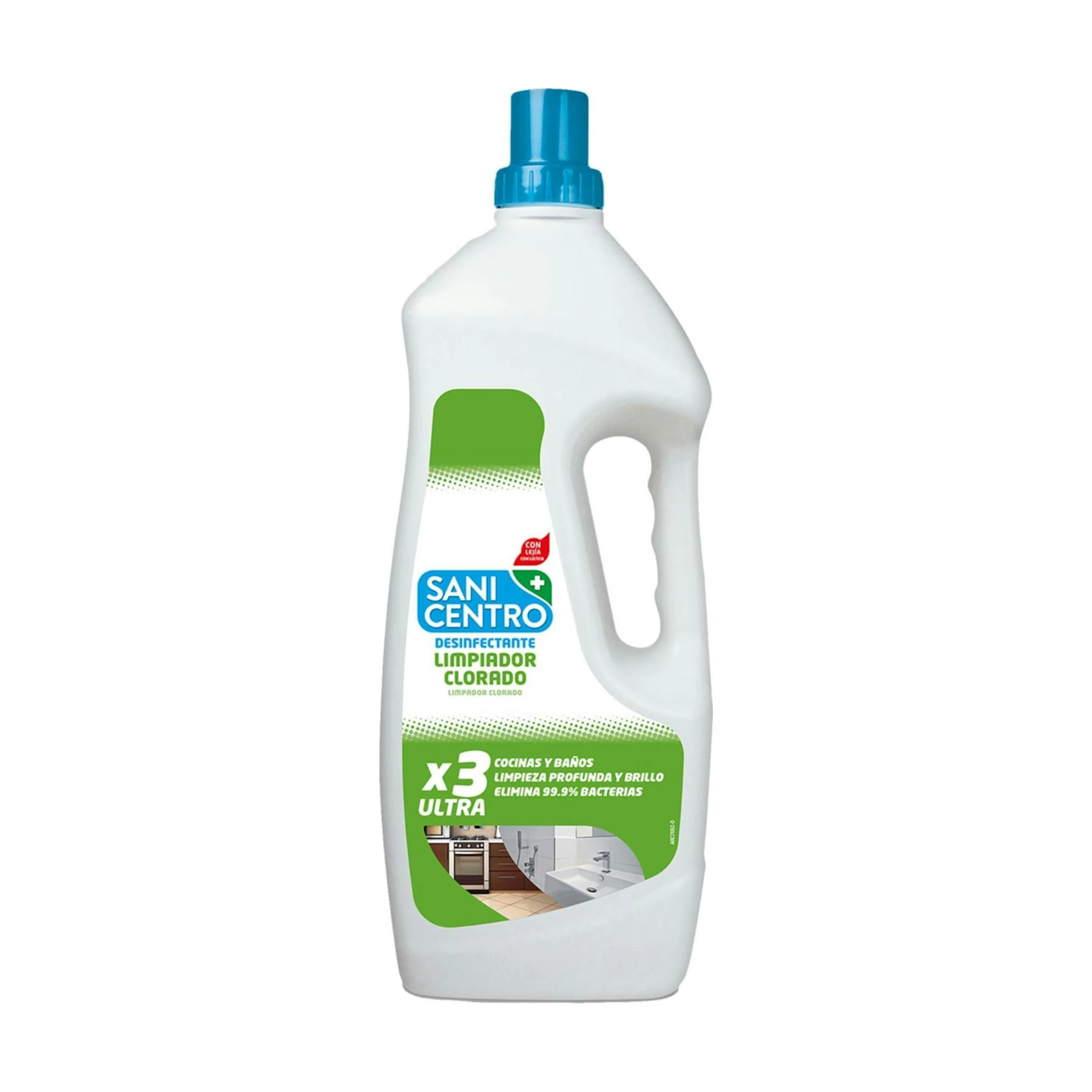 Limpiador Clorado Desinfectante X3 Ultra Sanicentro 2L