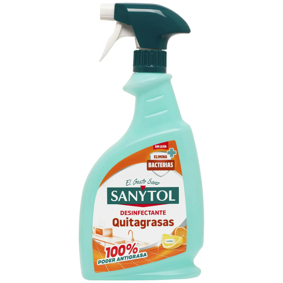 Limpiador Desinfectante Quitagrasas Sanytol 750Ml