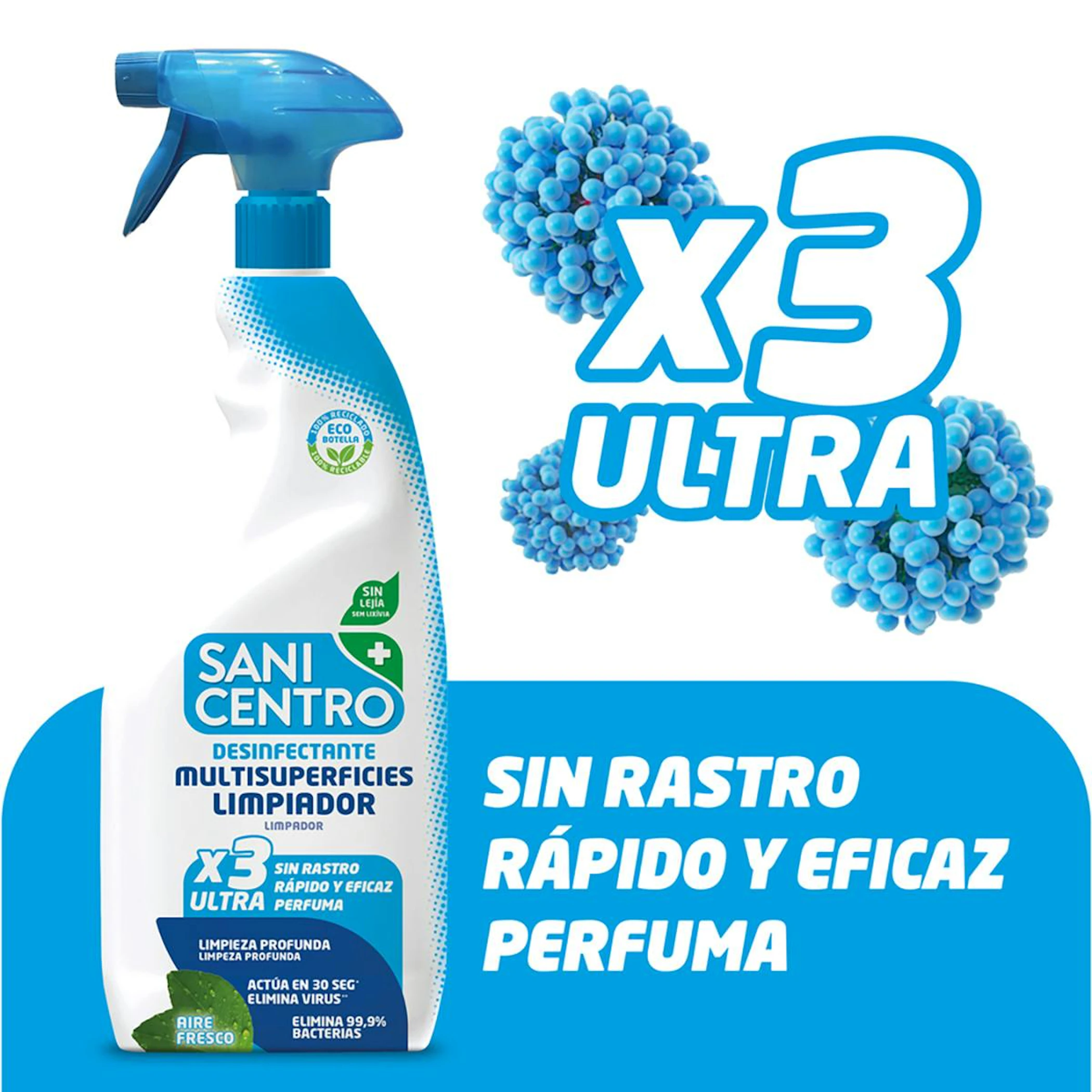 Limpa Multissuperfícies Sanic 750Ml