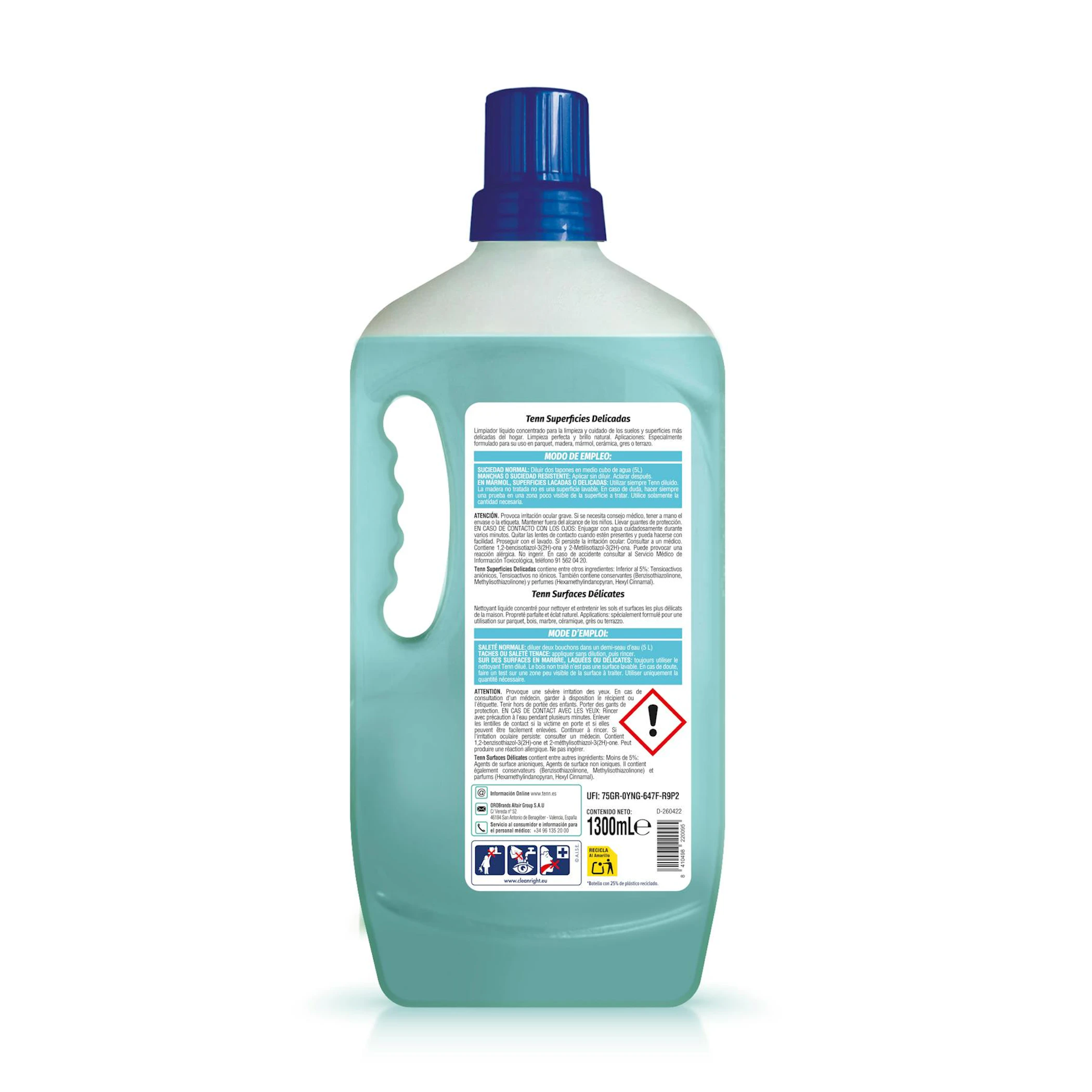 Limpa Superfícies Delicadas Bioálcool Tenn 1.3 Lt