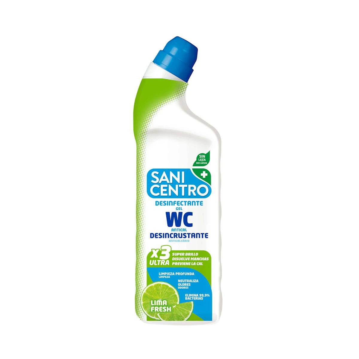 Limpiador WC Gel Lima Sanicent 1L