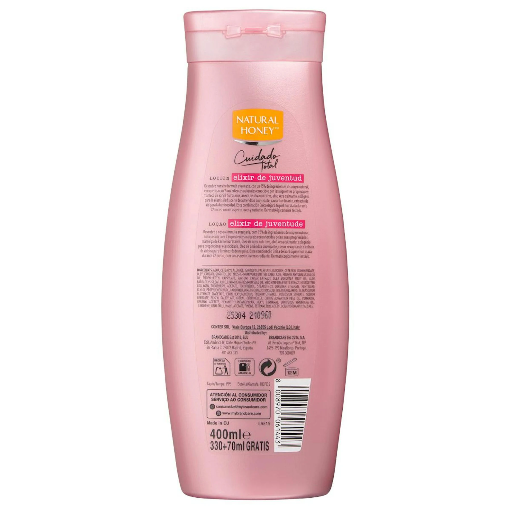 Loción Corporal Elixir De Juventud Natural Honey 330Ml