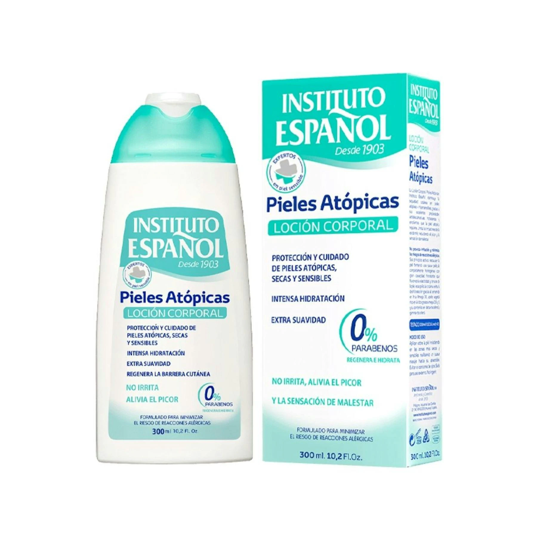 Loción Corporal Pieles Atópicas Instituto Español 300Ml Loción Corporal Pieles Atópicas Instituto Español 300Ml 0