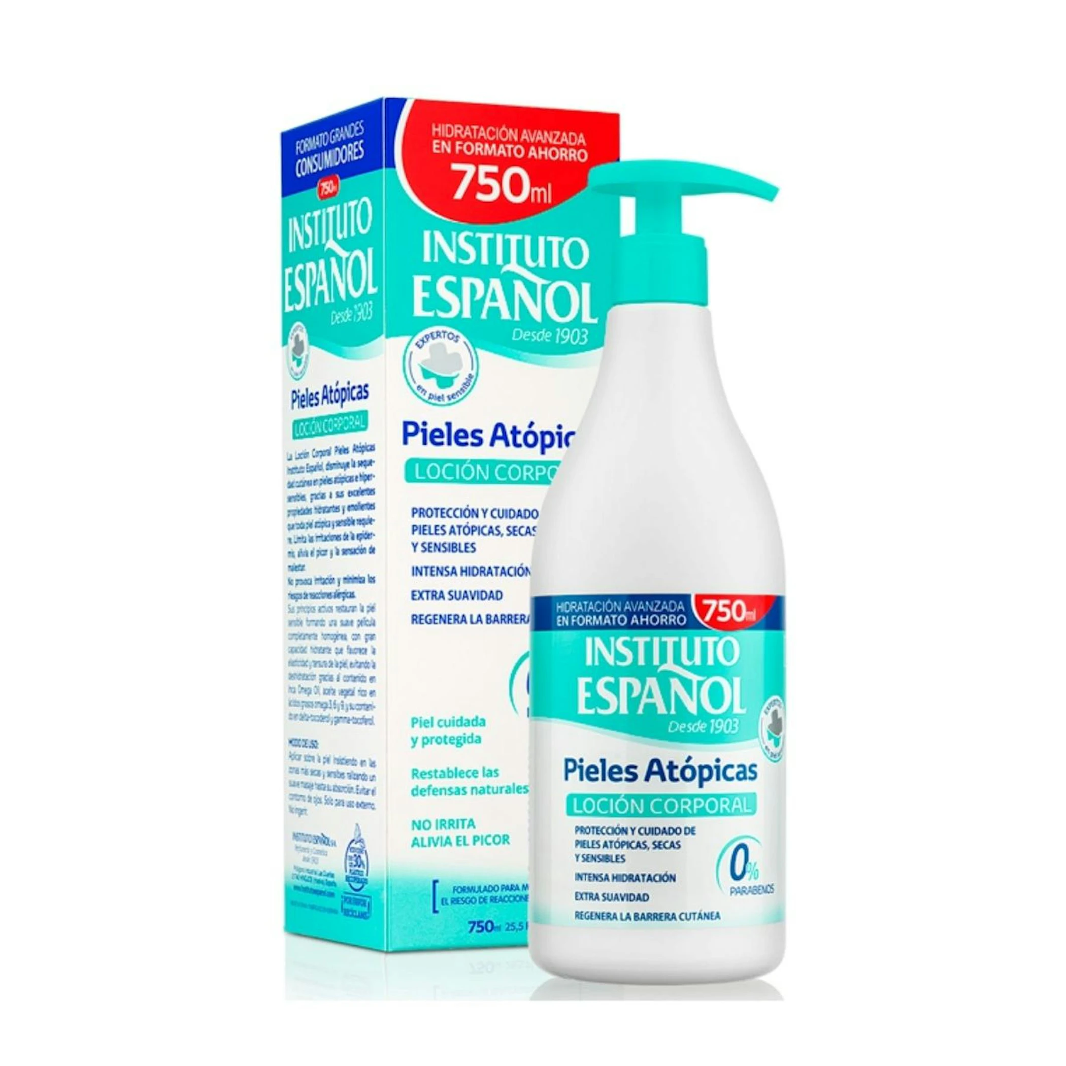 Loción Corporal Pieles Atópicas Instituto Español 750Ml 0