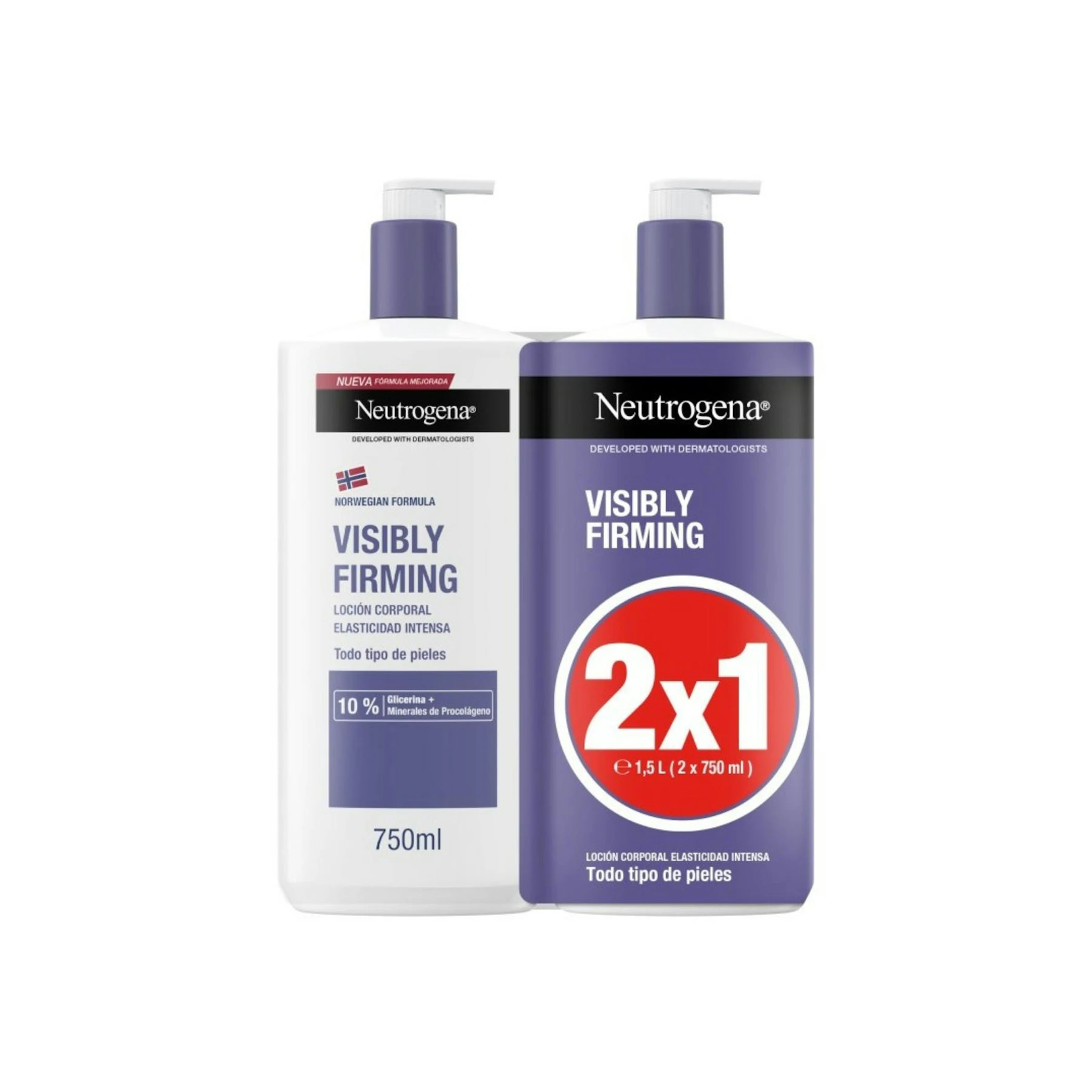 Loción Corporal Visiblemente Reafirmante Neutrogena 2x750Ml 0