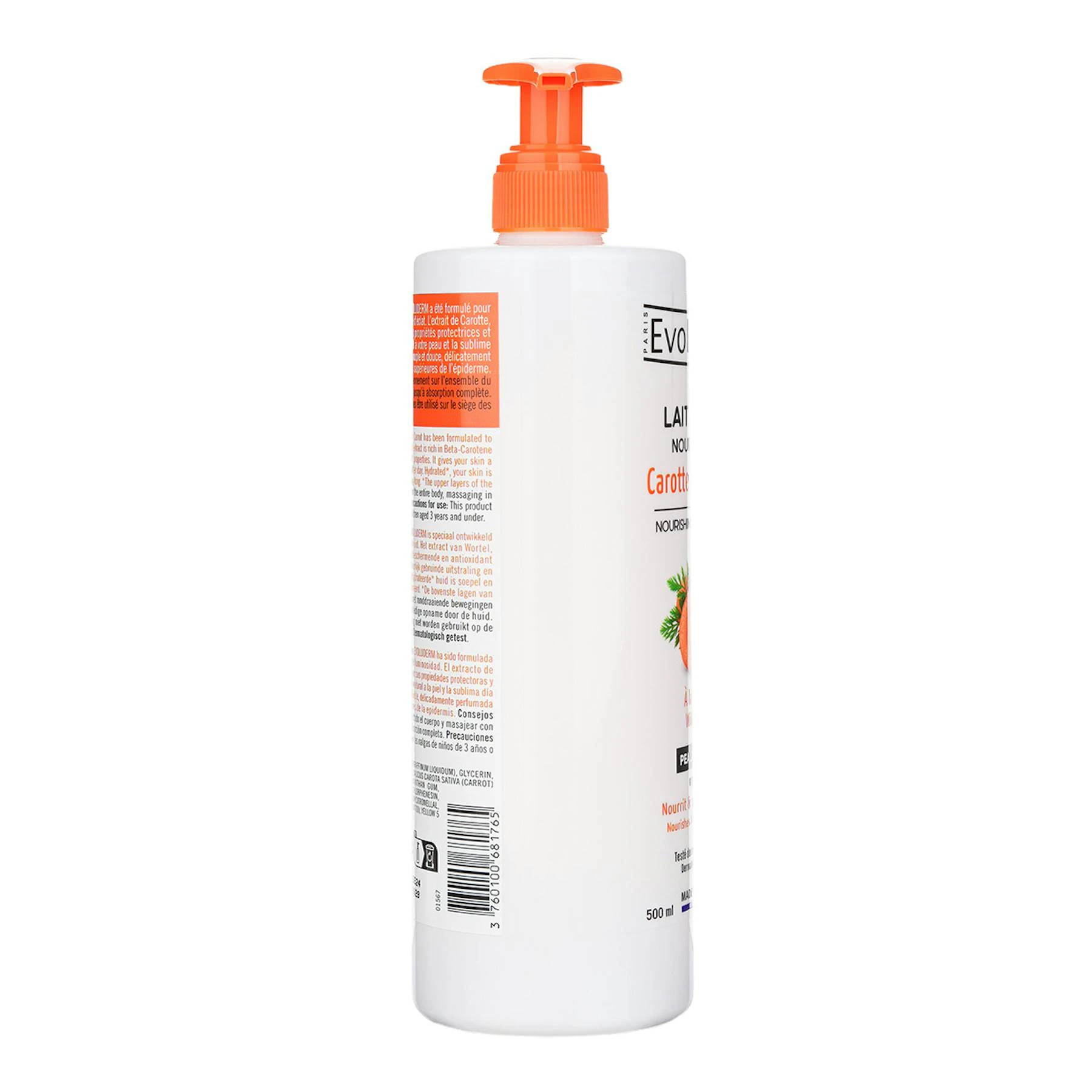 Loção Corporal Cenoura Evoluderm 500Ml