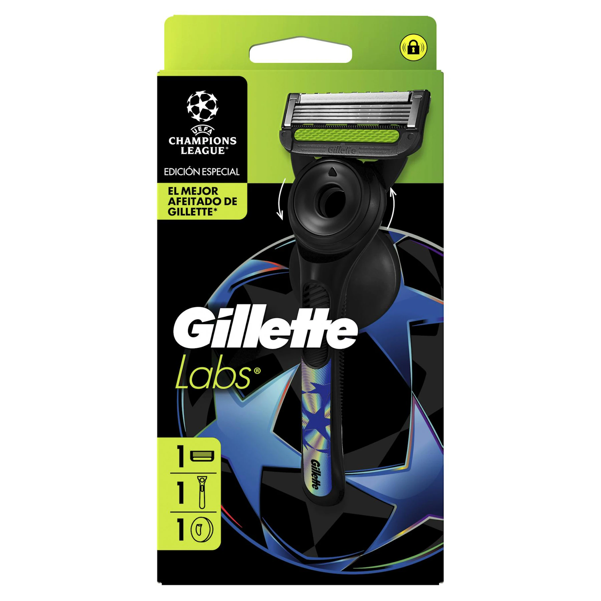Máquina De Afeitar Champions League Gillette Labs 0