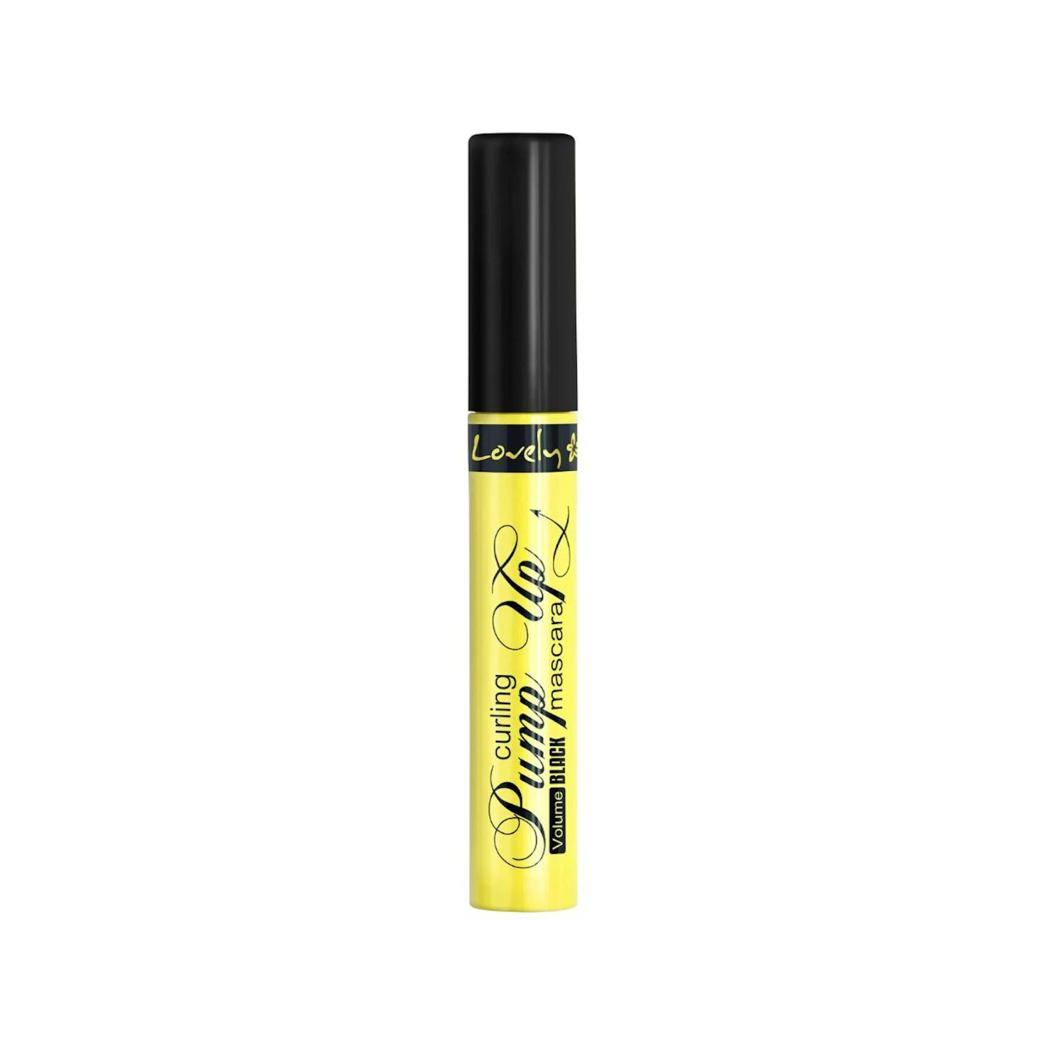 Máscara De Pestañas Curling Pump Up Volume Black Lovely 0
