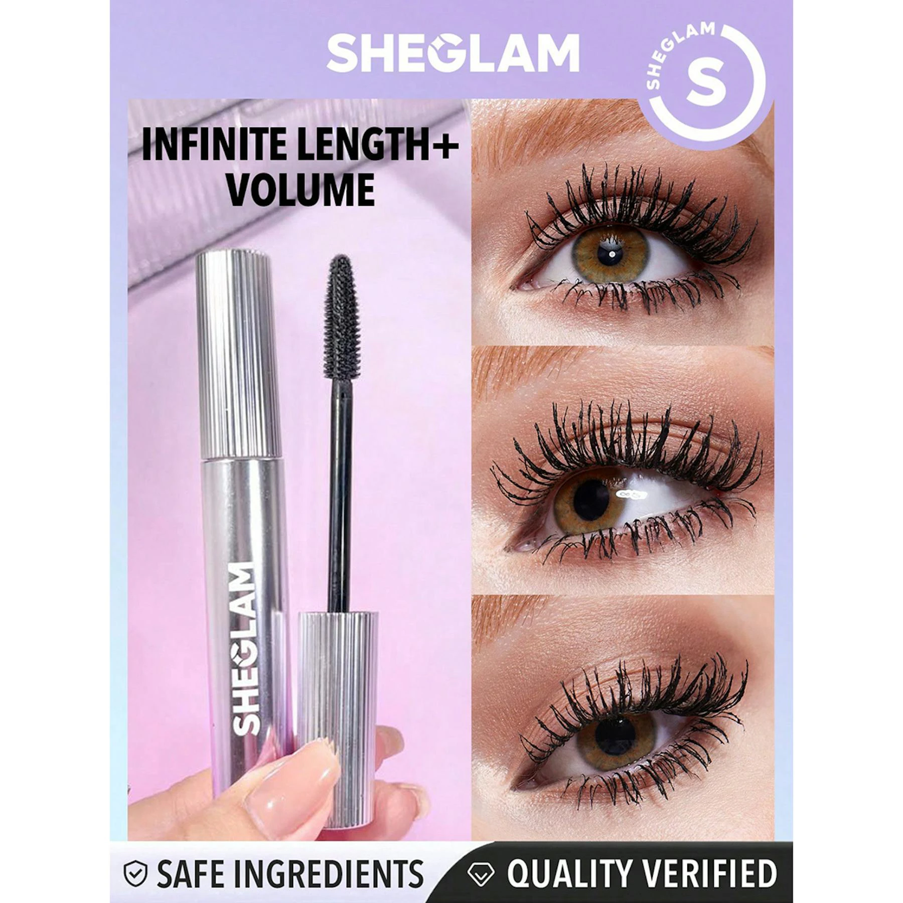 Máscara De Pestanas Flutter Wink Volumizing Sheglam
