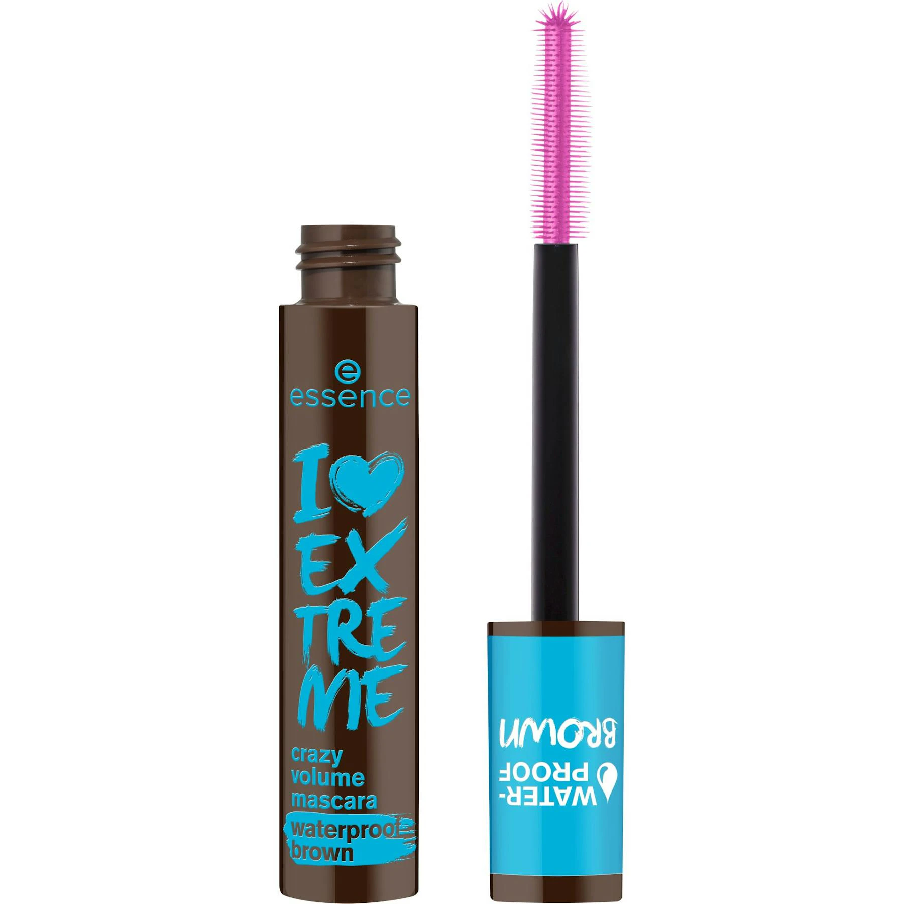 Máscara De Pestañas I Love Extreme Crazy Volume Waterproof Brown Essence