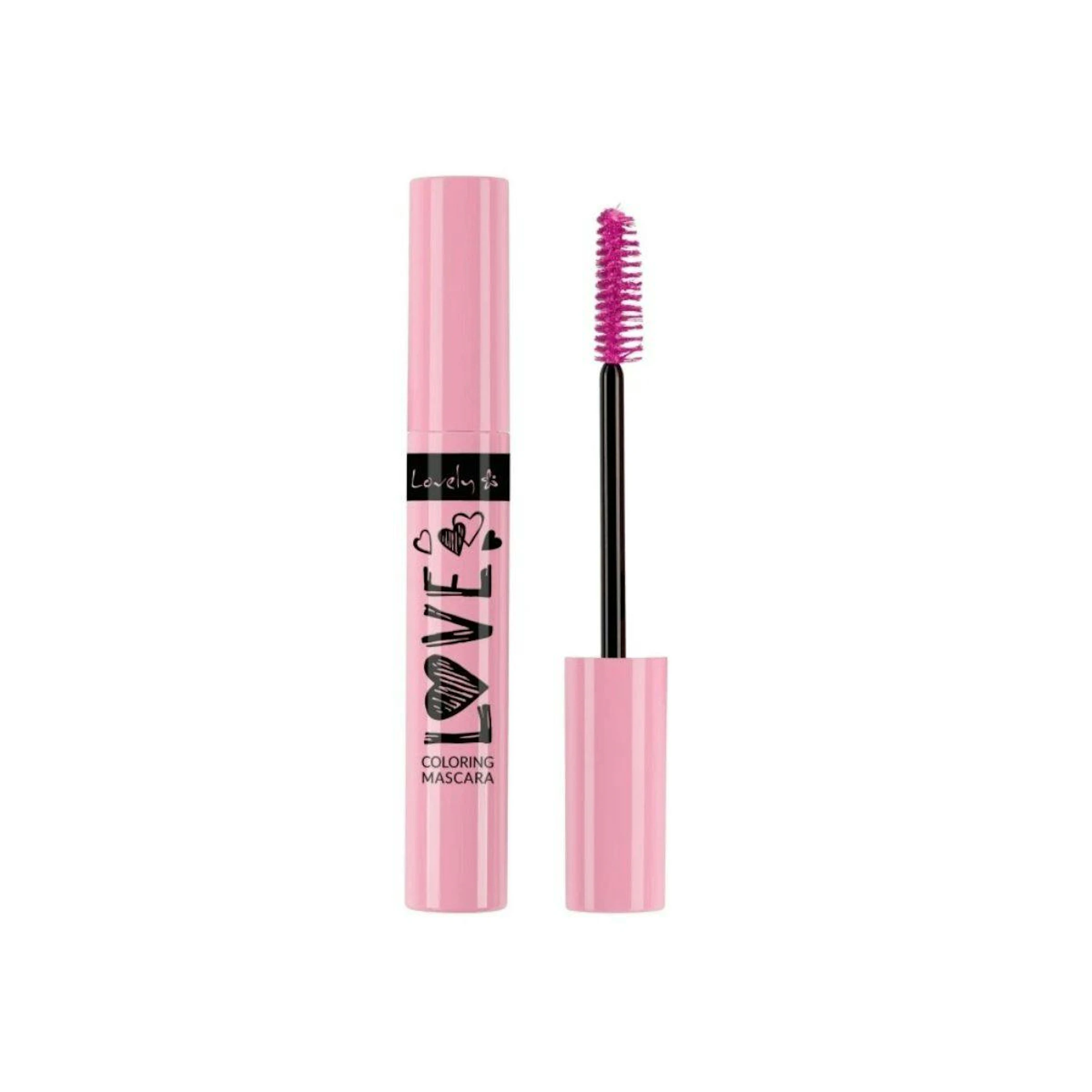 Máscara De Pestañas Rosa Love Coloring Lovely 0