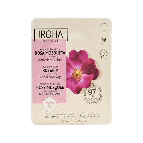 Mascarilla Antiedad Global Rosa Mosqueta Iroha Nature