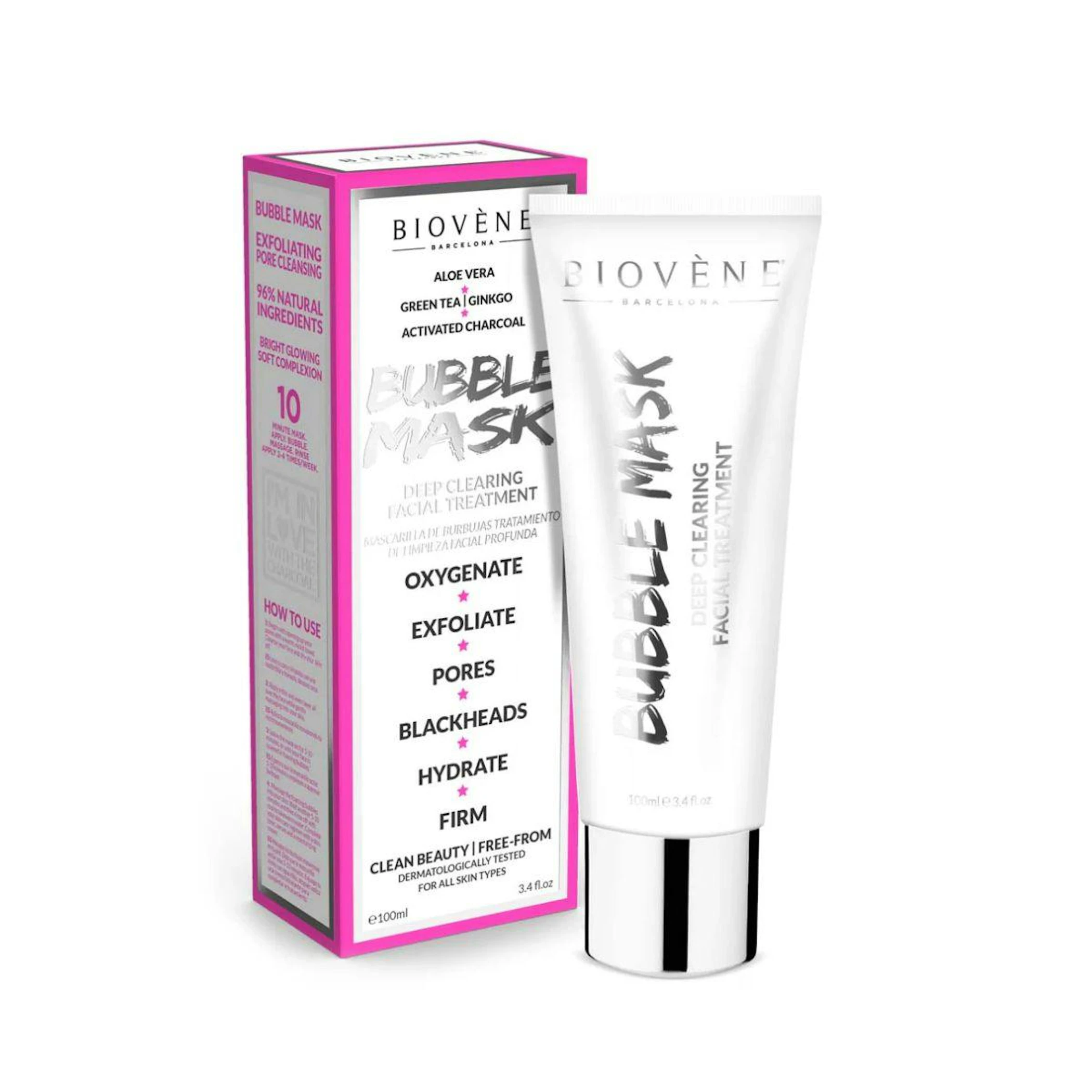 Mascarilla Bubble Deep Clearing Biovène 100Ml 0