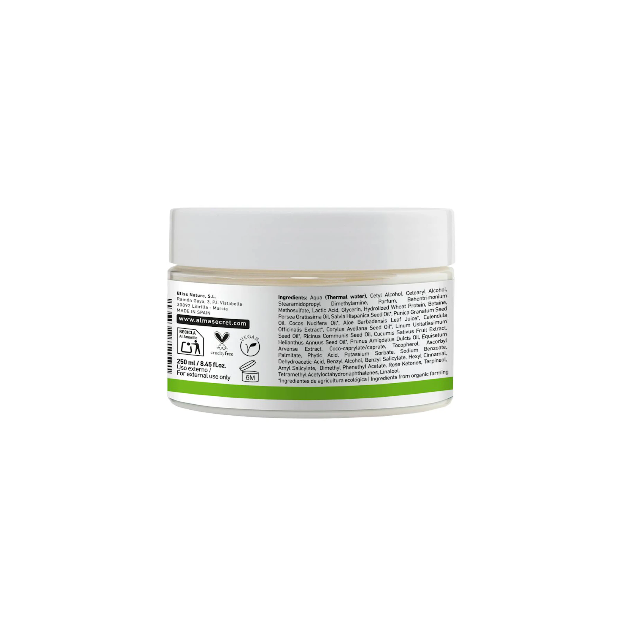 Mascarilla Curly Superglow Alma Secret 250Ml
