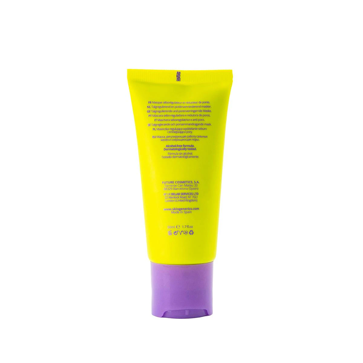 Máscara Reguladora De Sebo Ácido Succínico 1% ID Skin Identity 50Ml