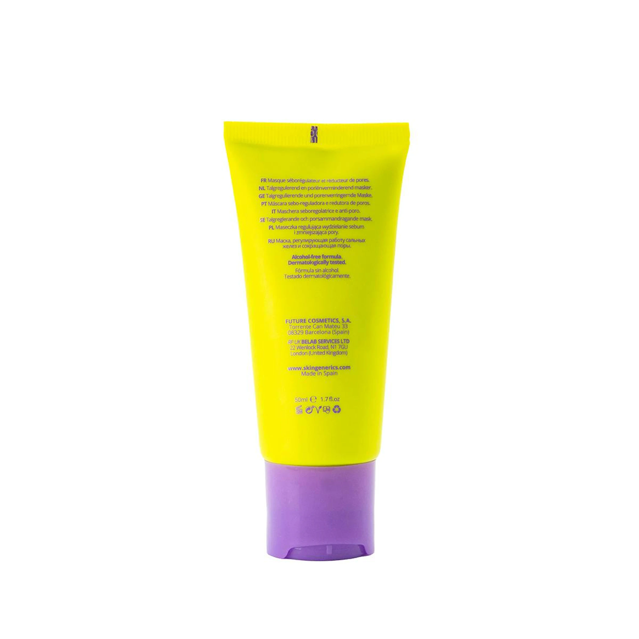 Máscara Reguladora De Sebo Ácido Succínico 1% ID Skin Identity 50Ml