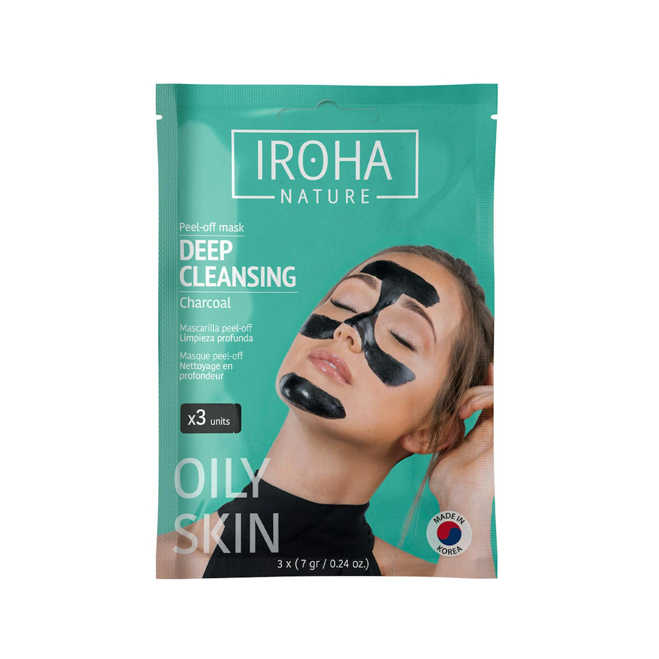 Mascarilla Facial Peel Off Limpieza Profunda Iroha Nature 0