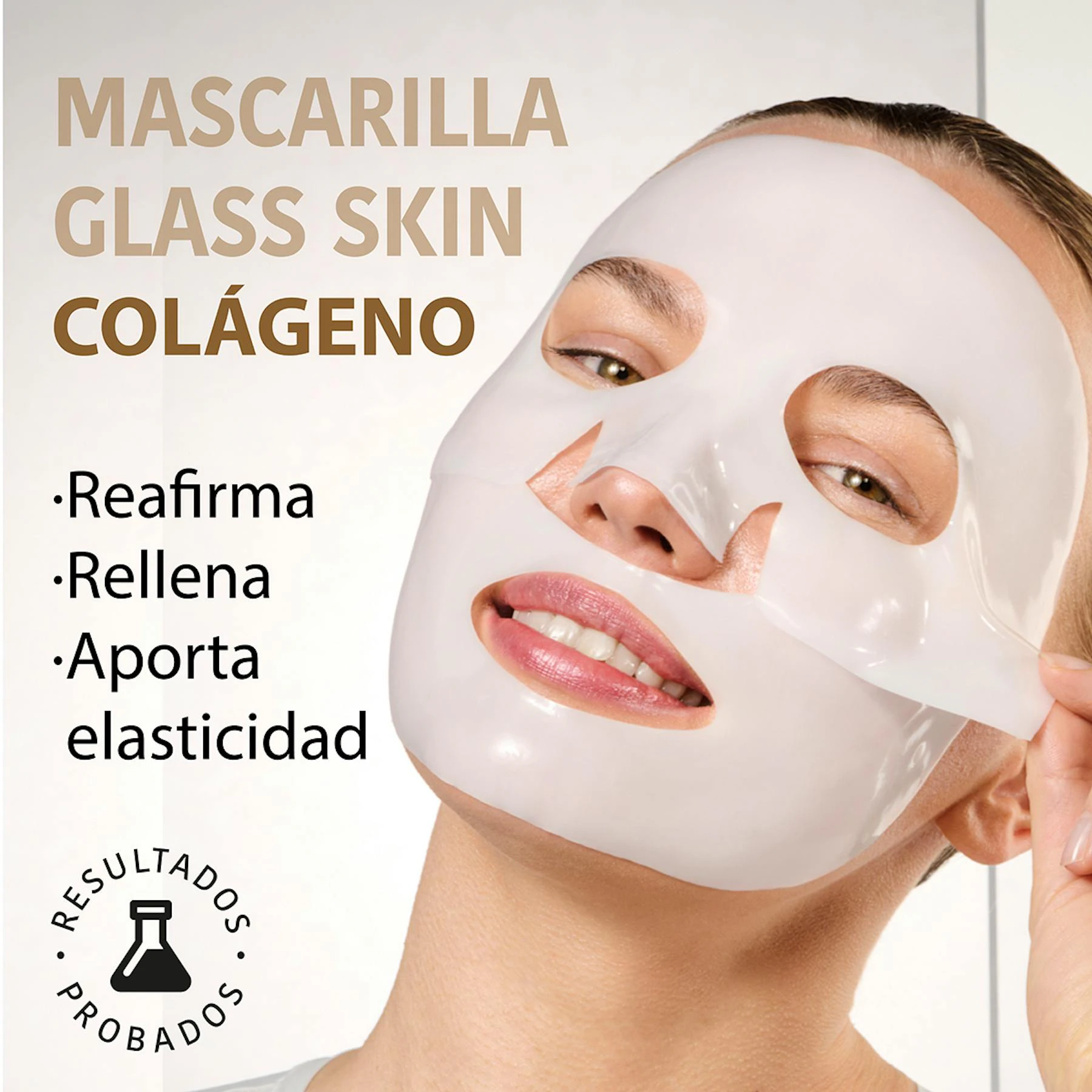 Máscara Hidrogel Glass Skin Colagénio Iroha Nature