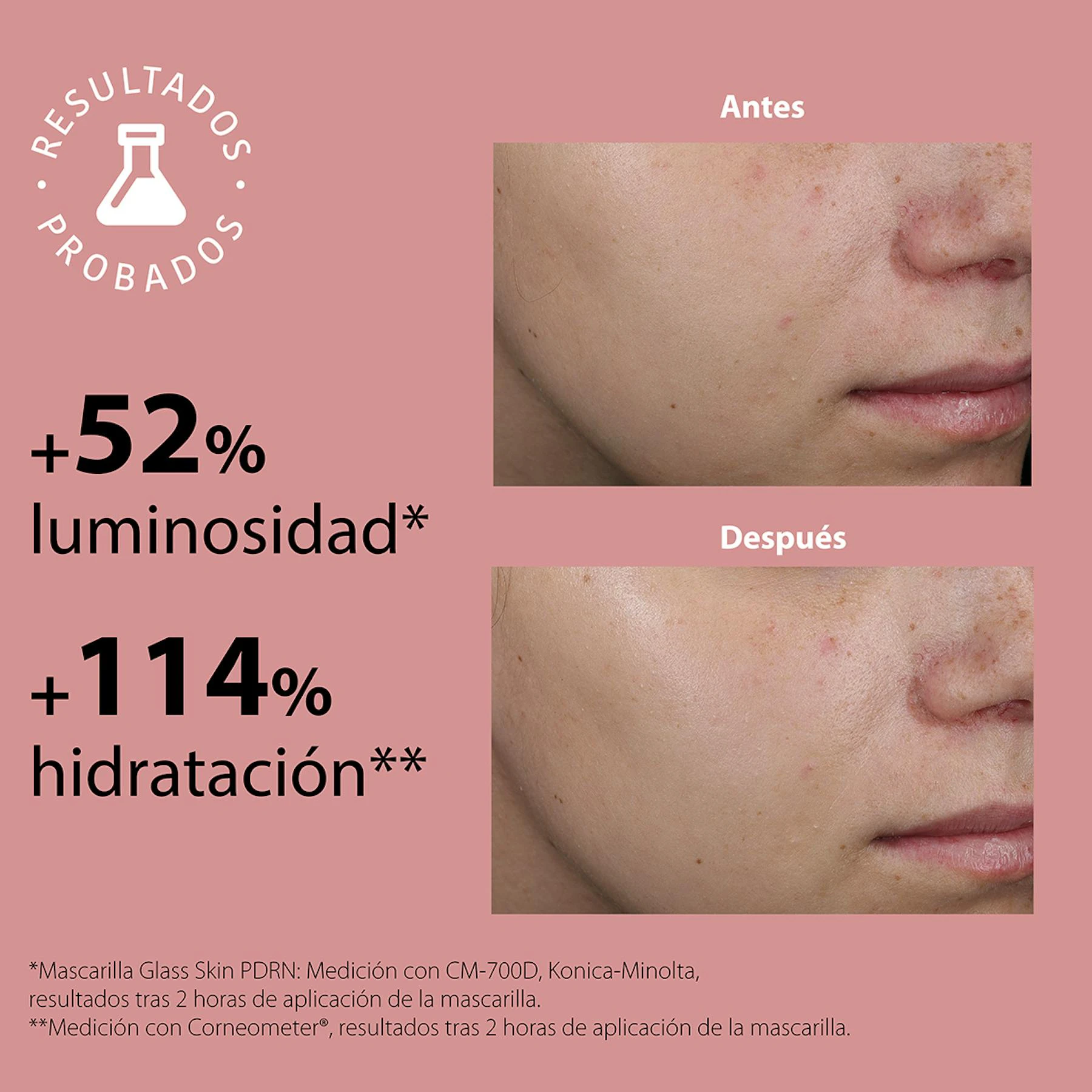 Máscara Hidrogel Glass Skin PDRN Iroha Nature
