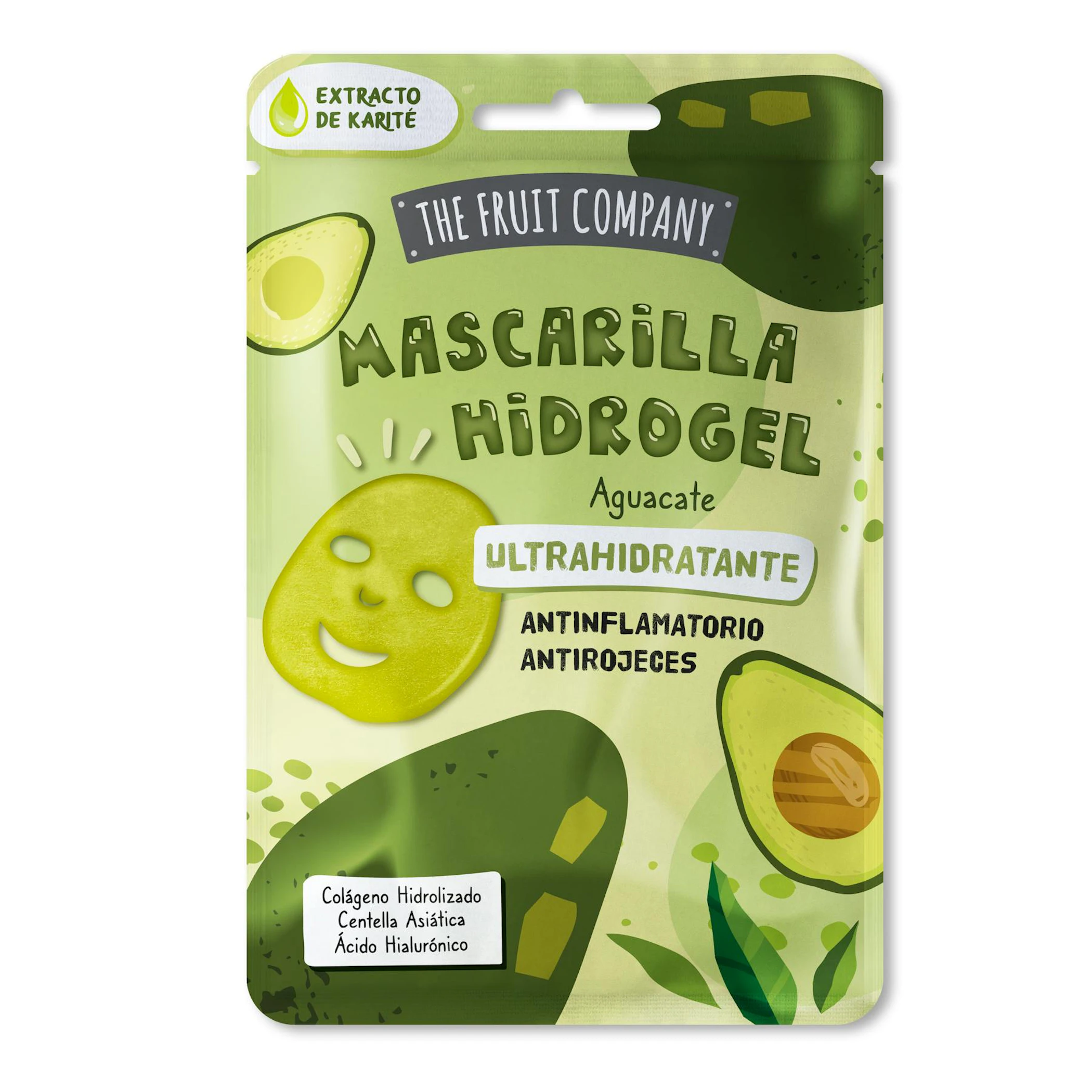 Mascarilla Hidrogel Ultrahidratante Aguacate The Fruit Company 0