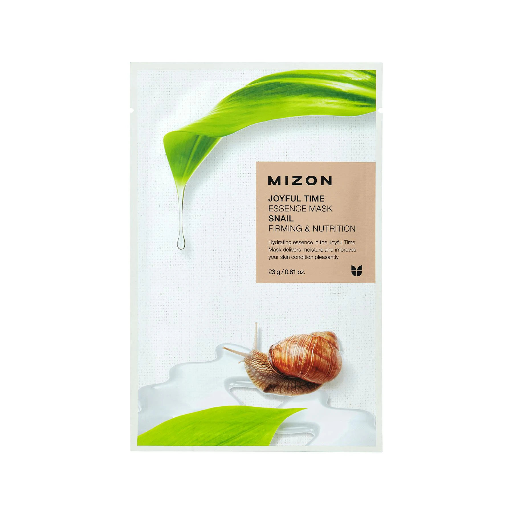 Máscara Joyful Time Essence Snail Mizon