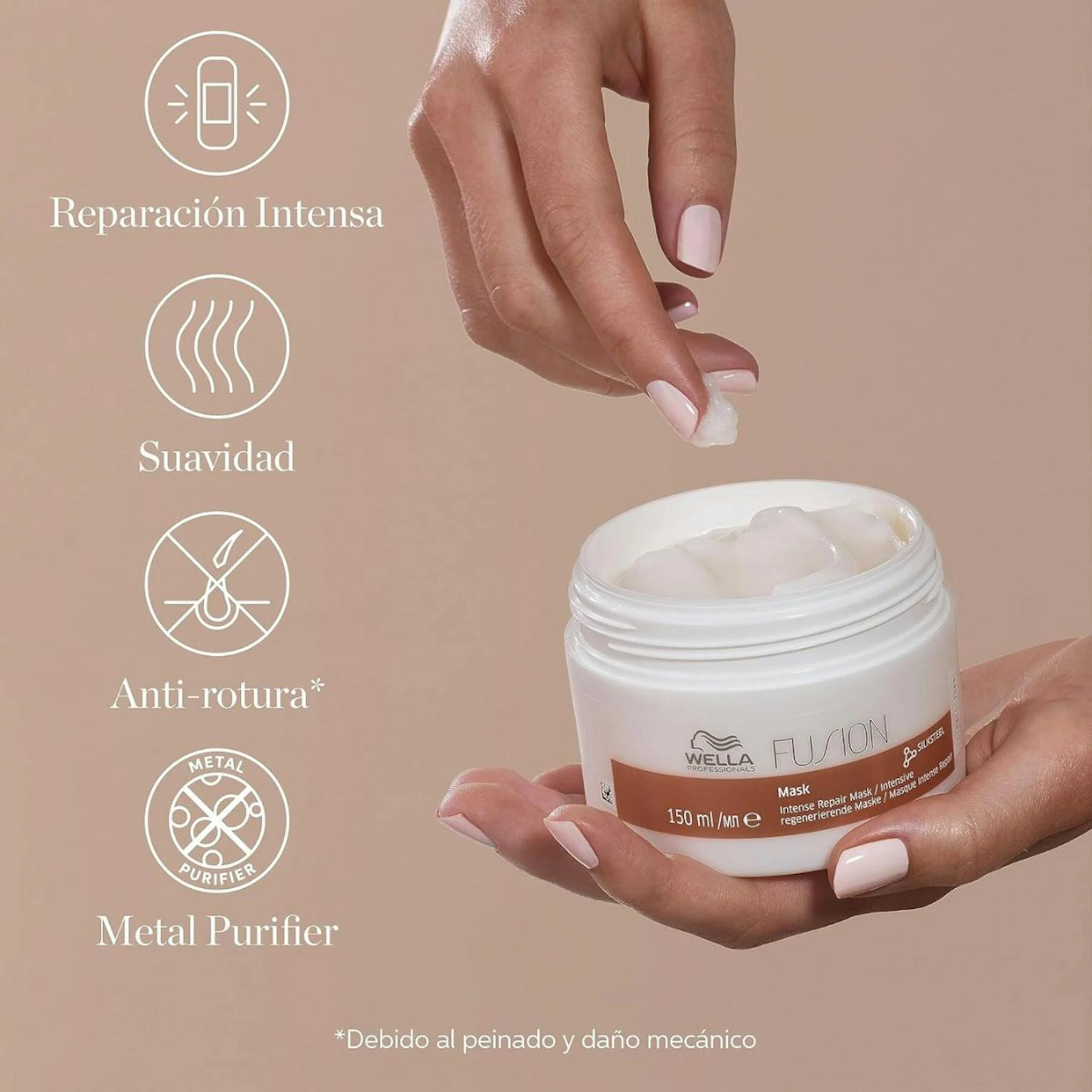 Mascarilla Reparación Intensa Fusion Wella 150Ml