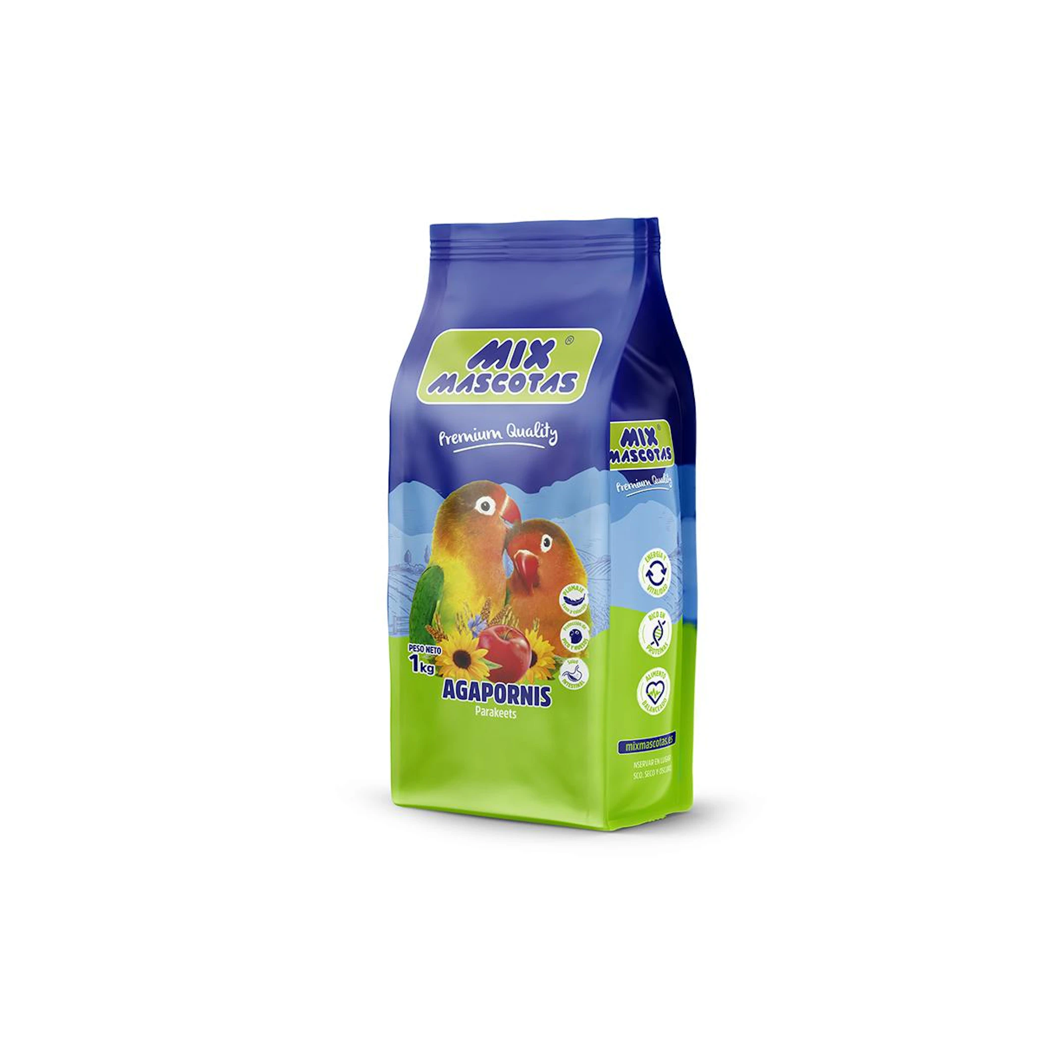 Alimento Agapornis Mix Mascotas 1Kg 0