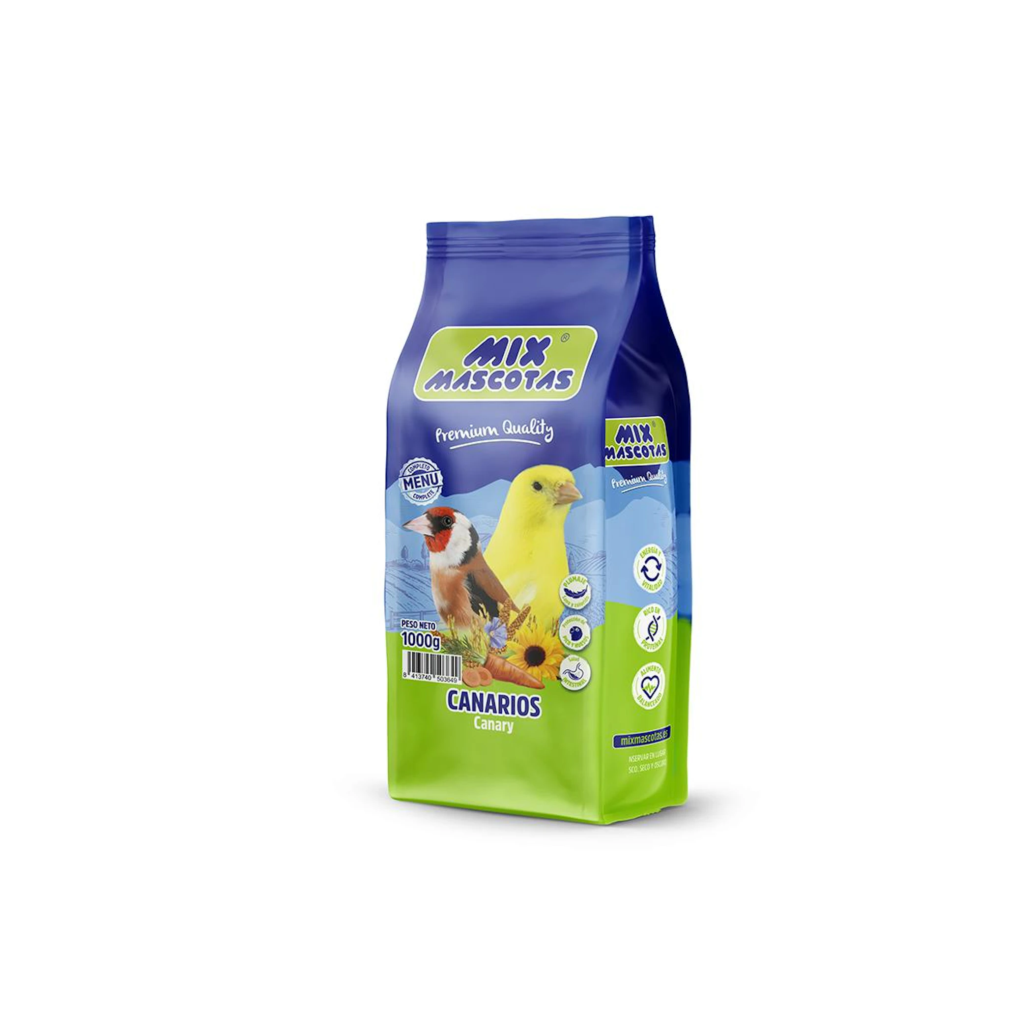 Alimento Canarios Mix Mascotas 1Kg 0