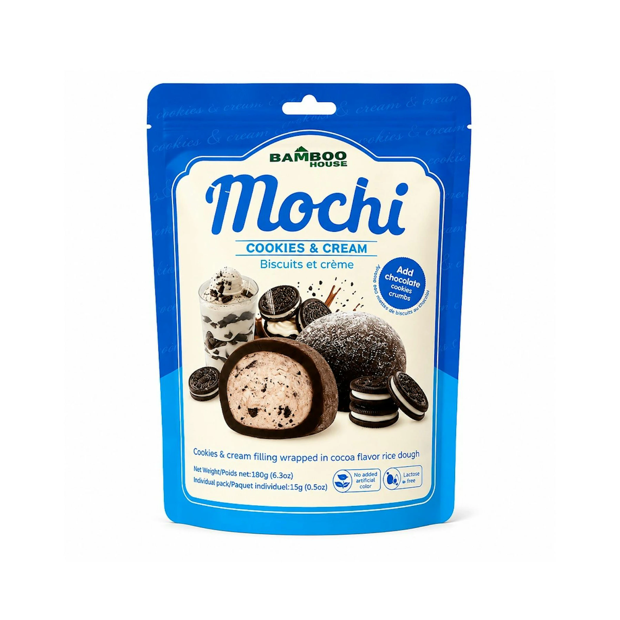 Mochi Cookies And Cream Bamboo House 180 Gr