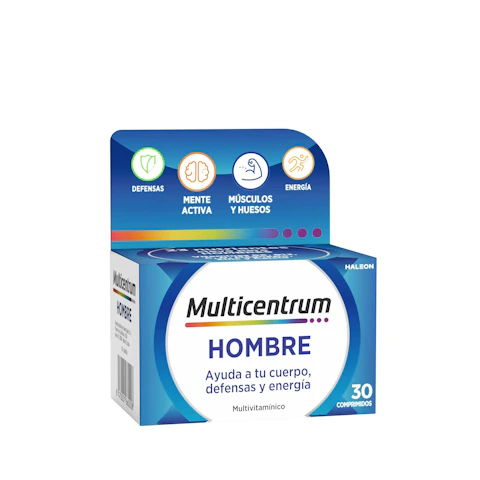 Multivitamínico Hombre Multicentrum 30 Comprimidos