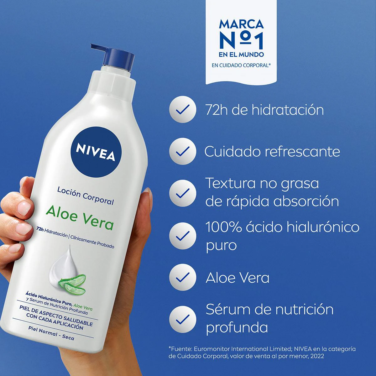 Nivea Aloe Vera Loción Corporal 625Ml