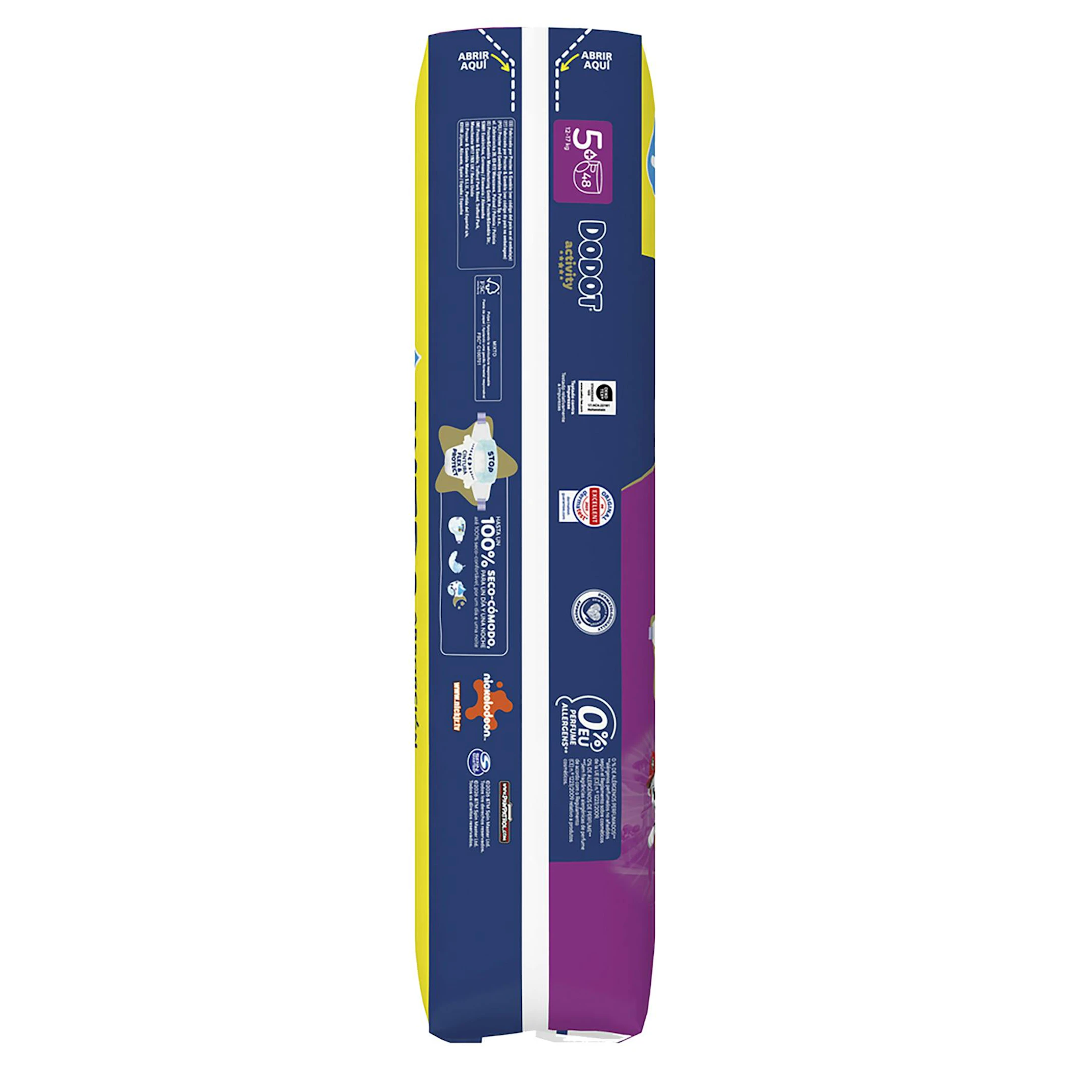 Pañales Activity Talla 6+ (14-19 Kg) Dodot 44 Uds
