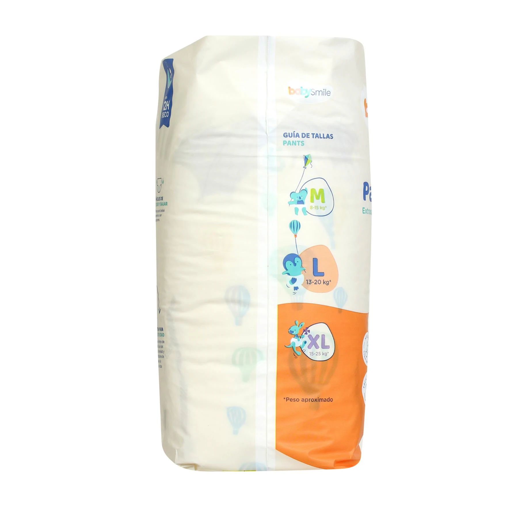 Pañales Pants Talla L (13-20 Kg) BabySmile 20 Uds