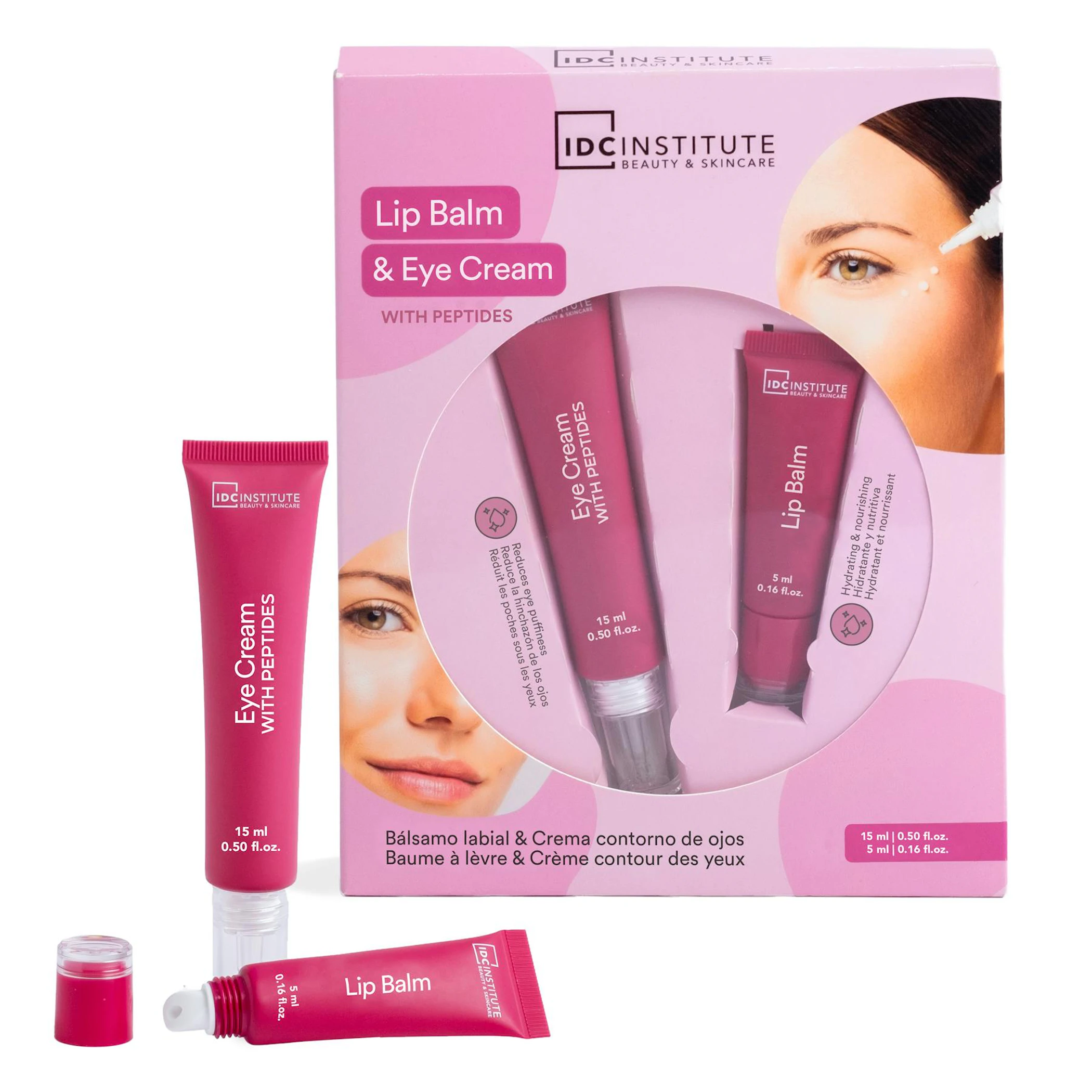 Pack Contorno De Ojos Y Bálsamo Péptidos IDC Institute 0