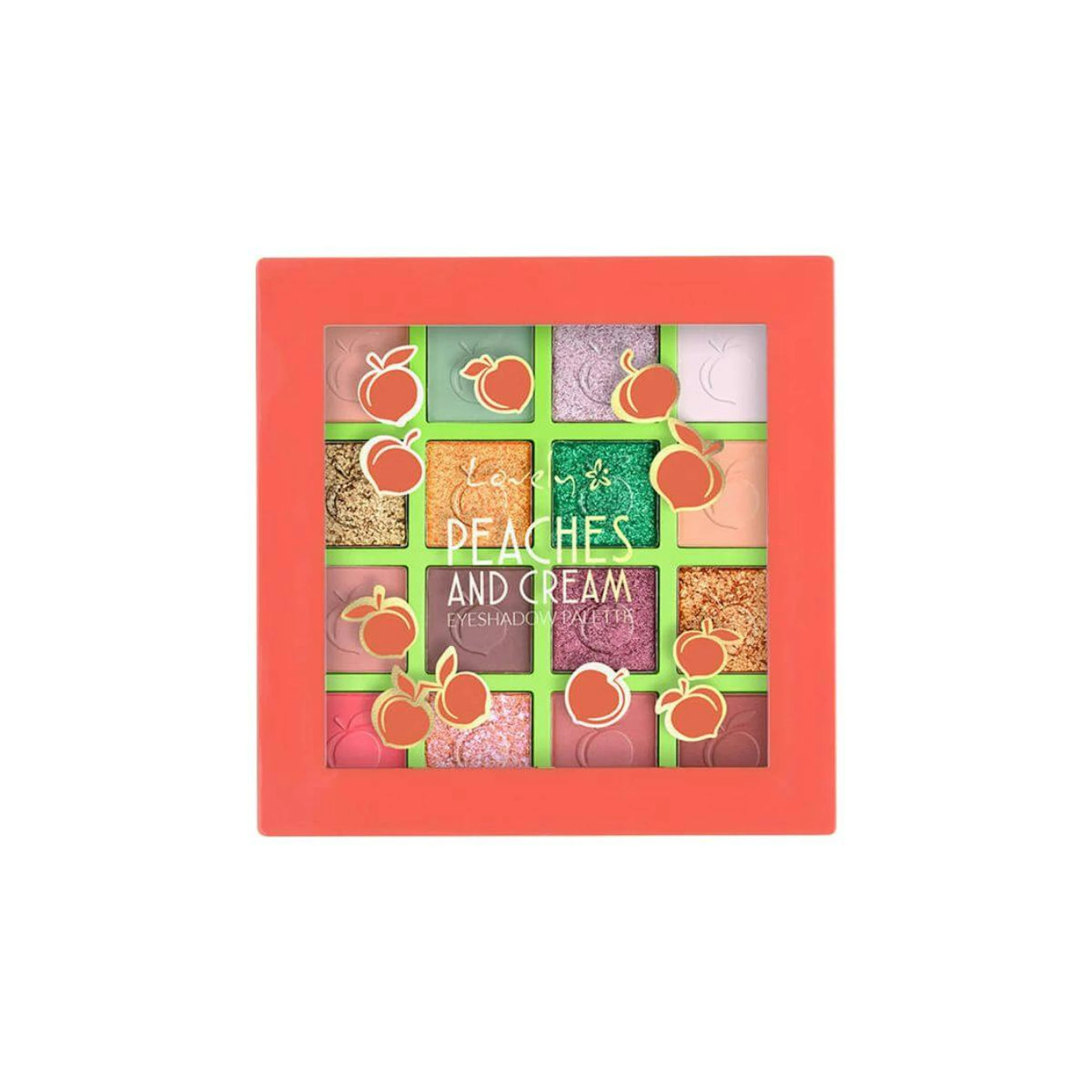 Paleta De Sombras Peaches And Cream Lovely 0