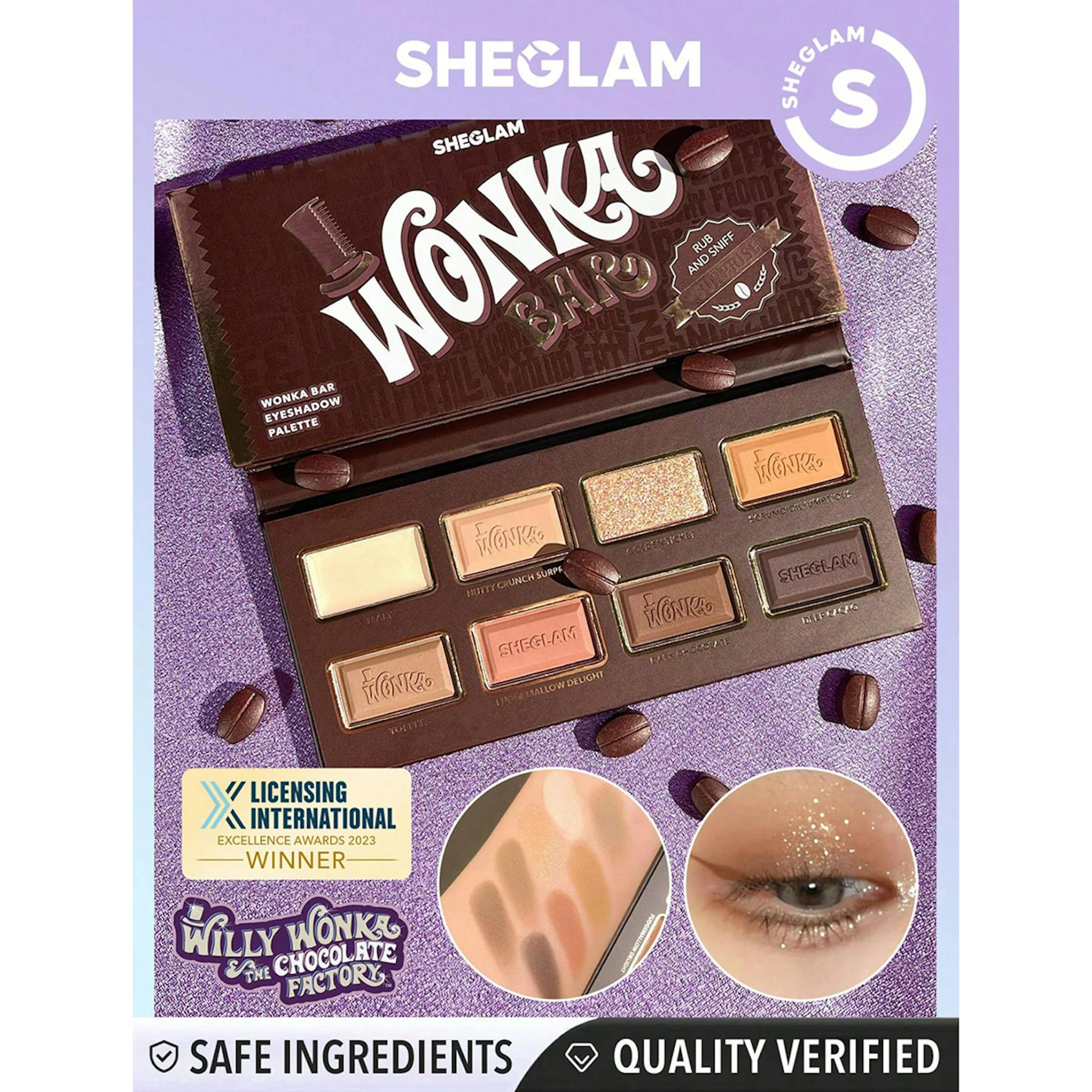 Paleta De Sombras Willy Wonka Sheglam