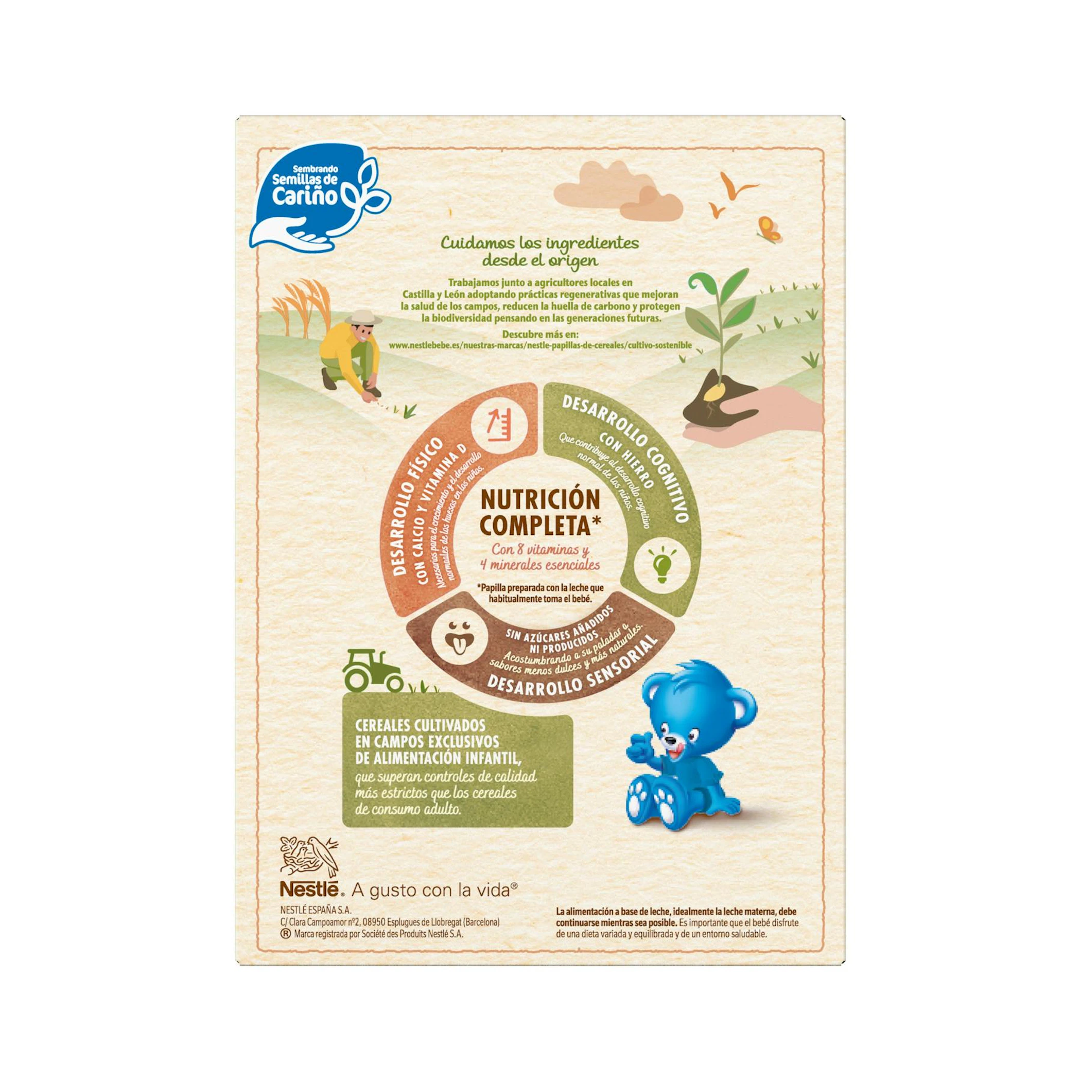 Papilla 8 Cereales 0% Azúcares Nestlé 330 Gr
