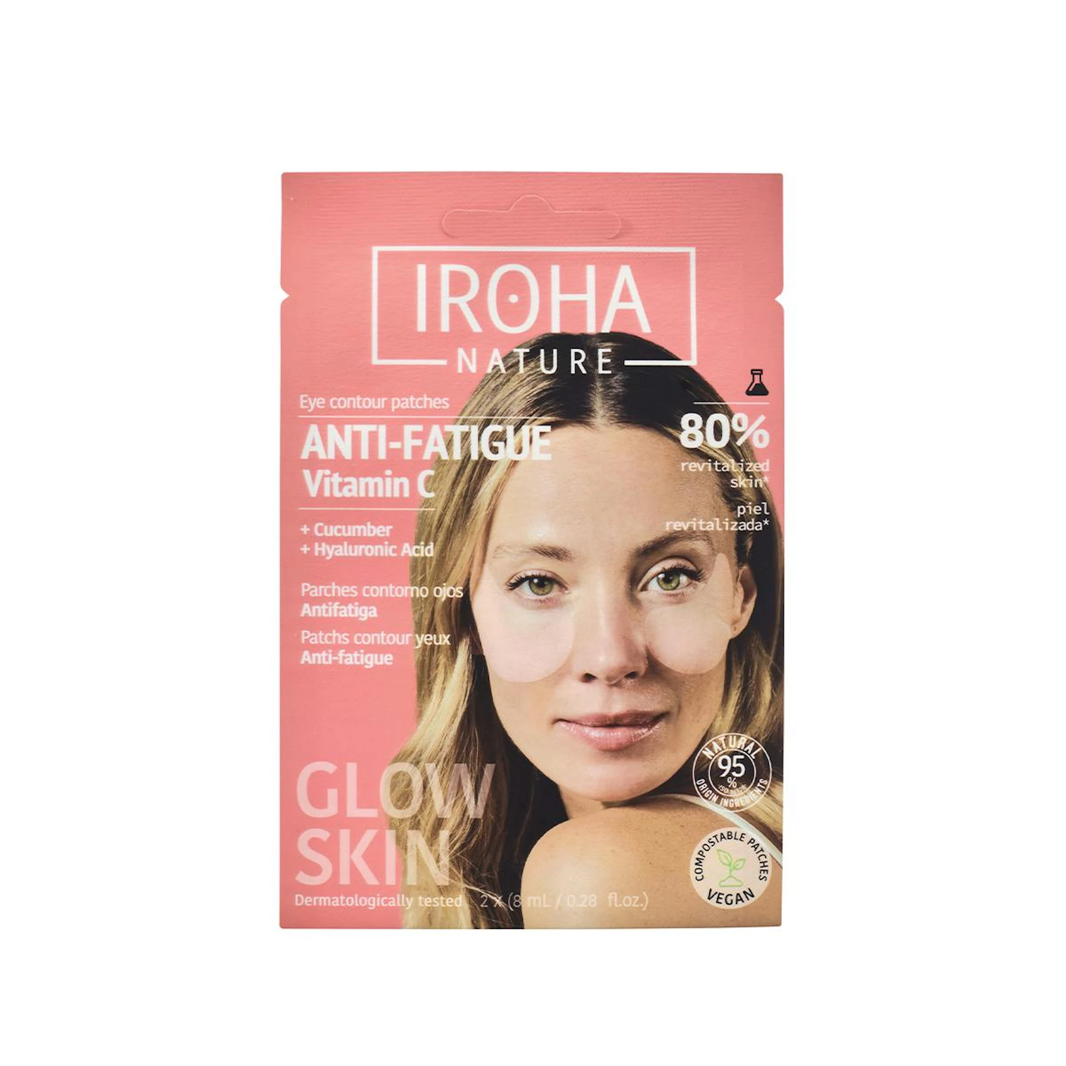 Parches Para Ojos Antifatiga Vitamina C Iroha Nature 0