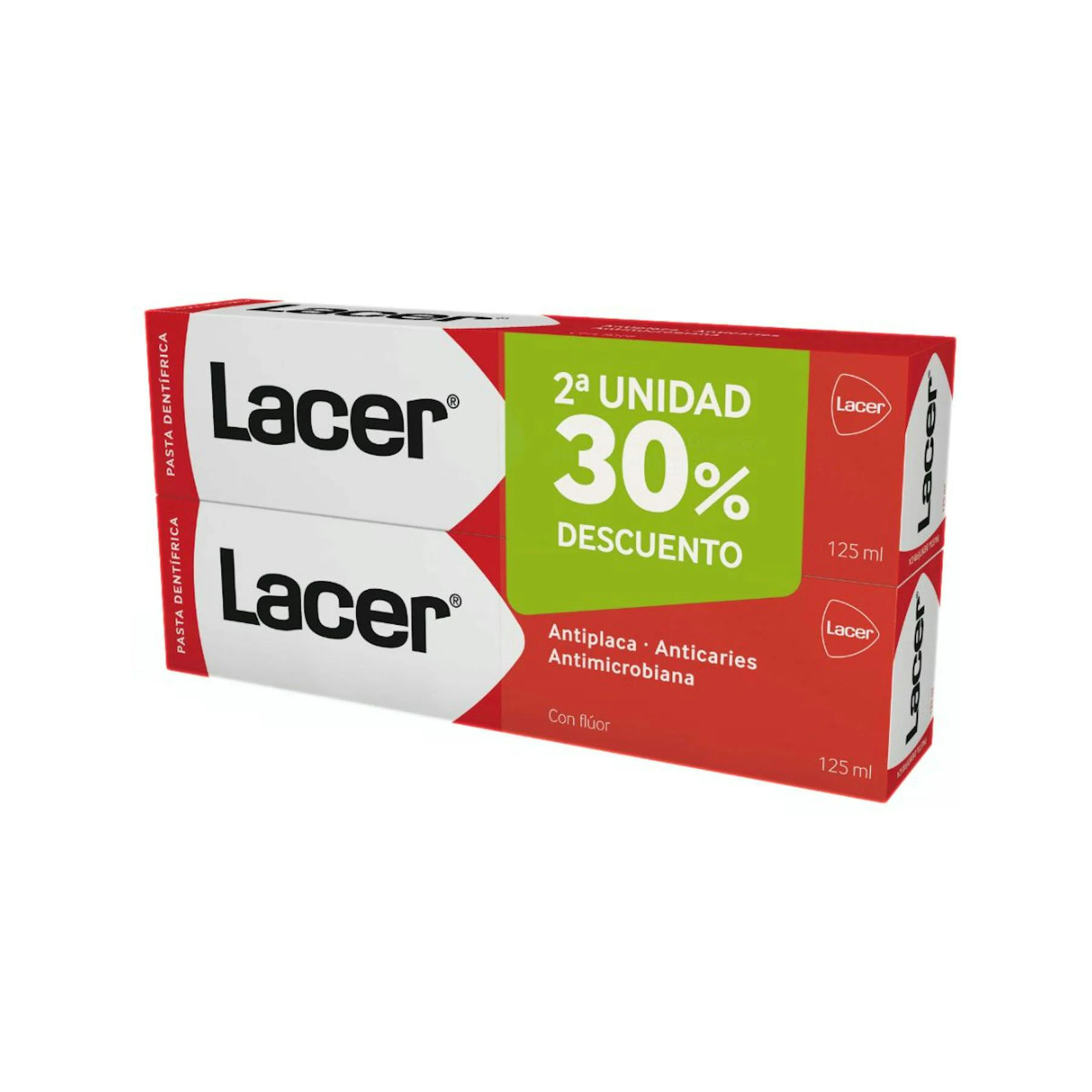 Pasta De Dientes Antiplaca Y Anticaries Lacer 2x125Ml Pasta De Dientes Antiplaca Y Anticaries Lacer 2x125Ml 0