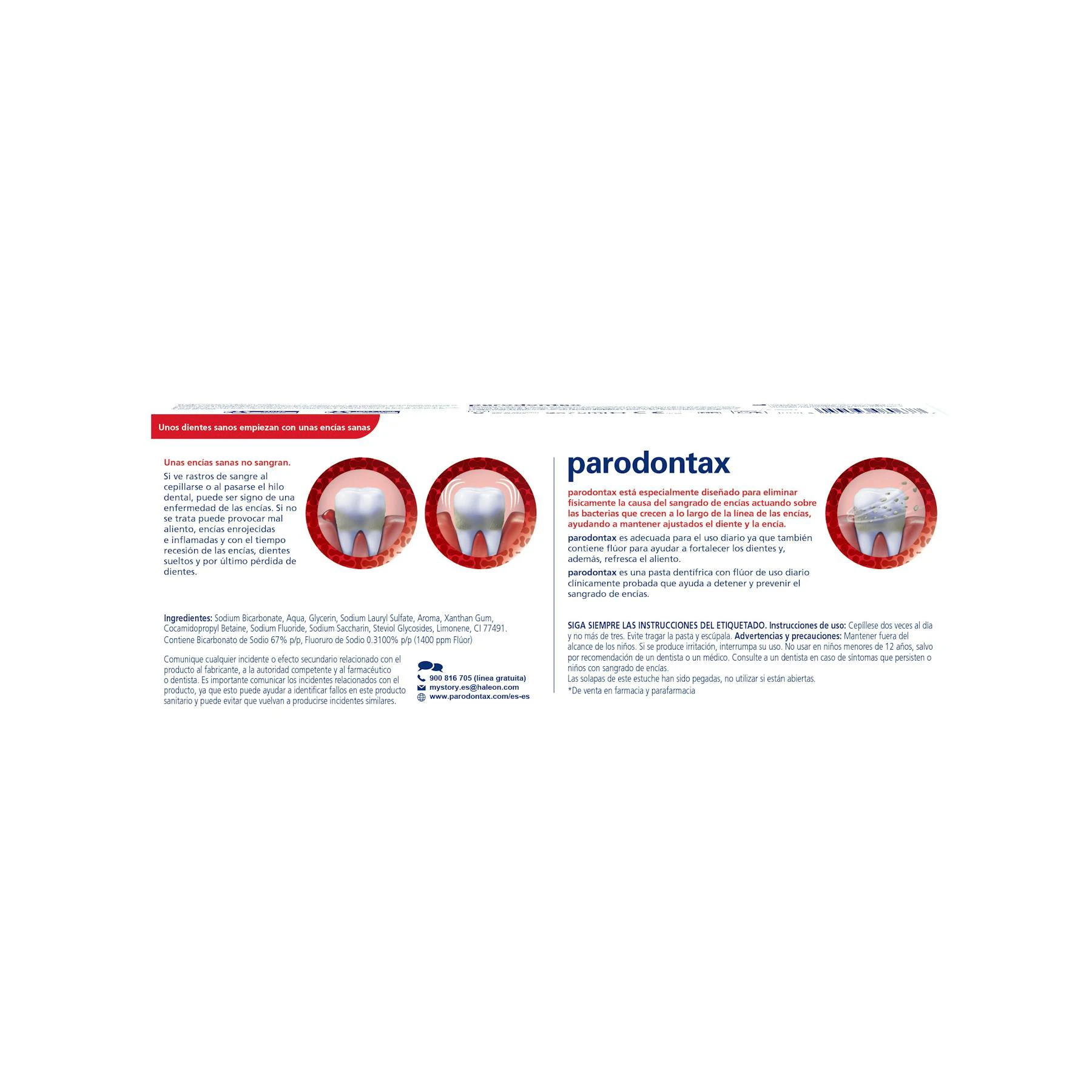 Pasta De Dientes Original Parodontax 2x75Ml