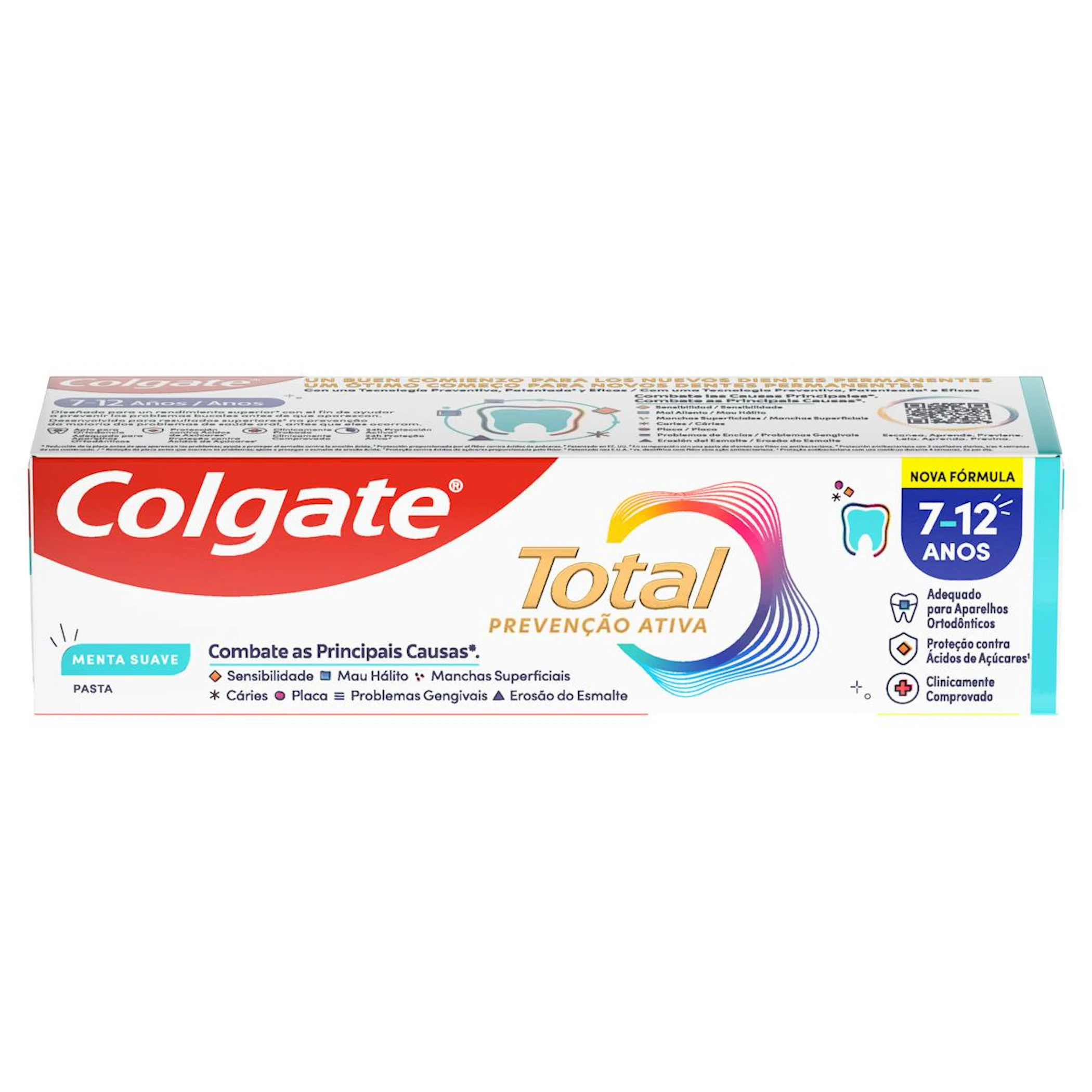 Pasta De Dientes Prevención Activa Junior 7-12 Años Colgate Total 50Ml 0