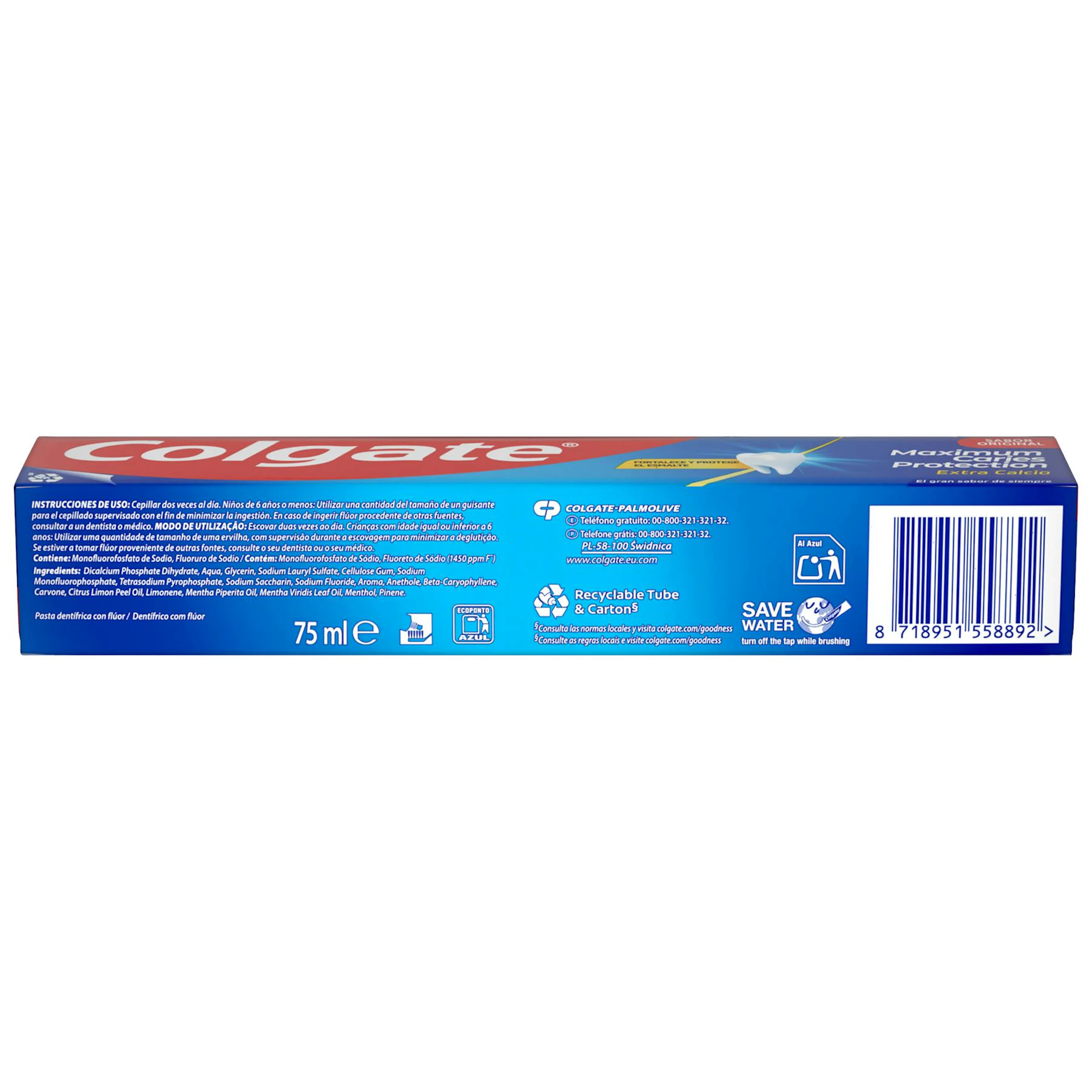 Pasta De Dientes Protección Caries Colgate 75Ml