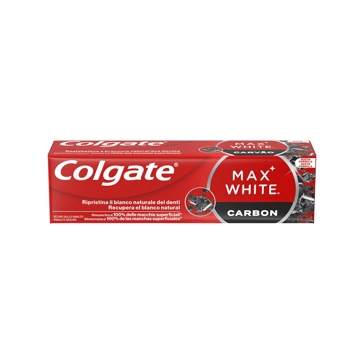 Pasta De Dentes Branqueadora Colgate Max White Carvão Ativado 75Ml Pasta De Dentes Branqueadora Colgate Max White Carvão Ativado 75Ml 0