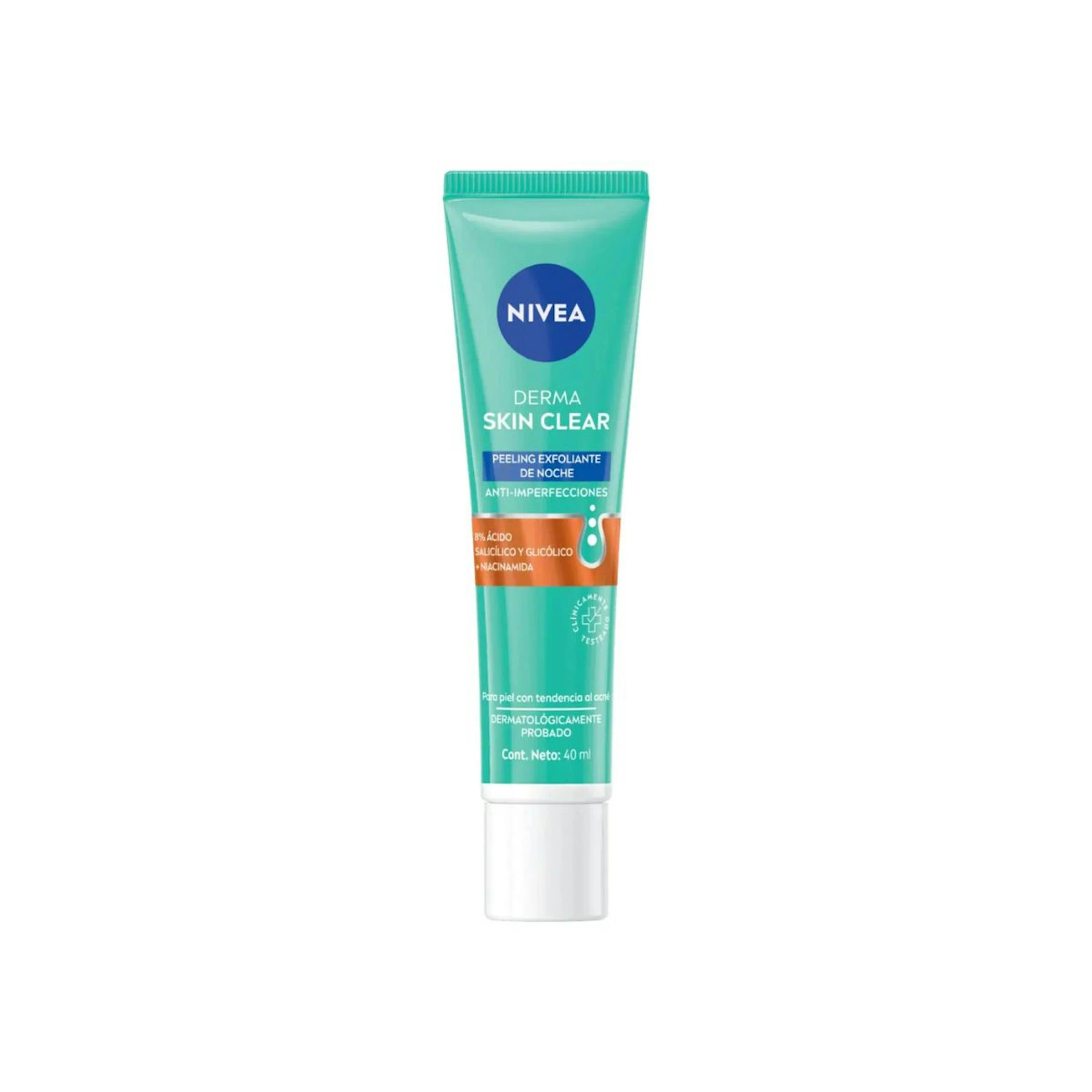 Peeling Exfoliante De Noche Derma Skin Clear Nivea 40Ml