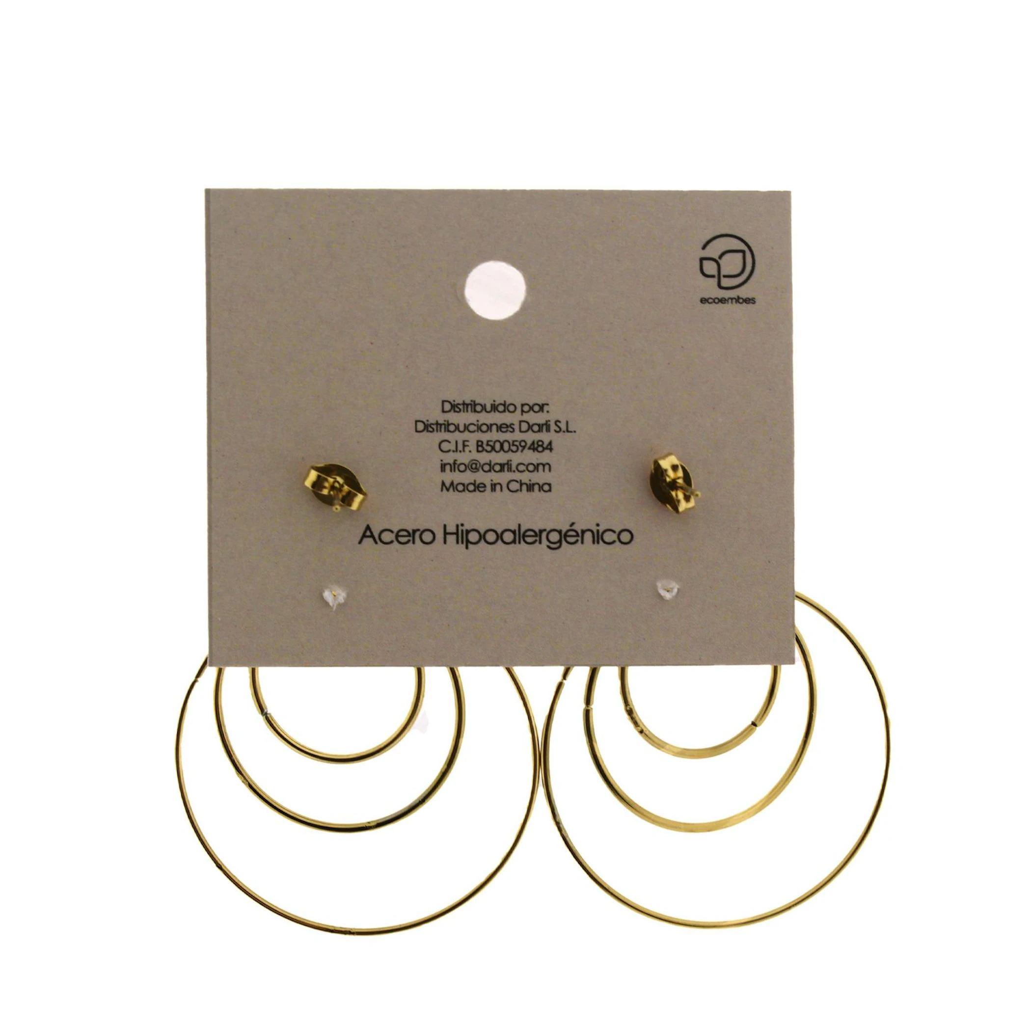 Brincos De Aço Modelo 7 Accesoriomania